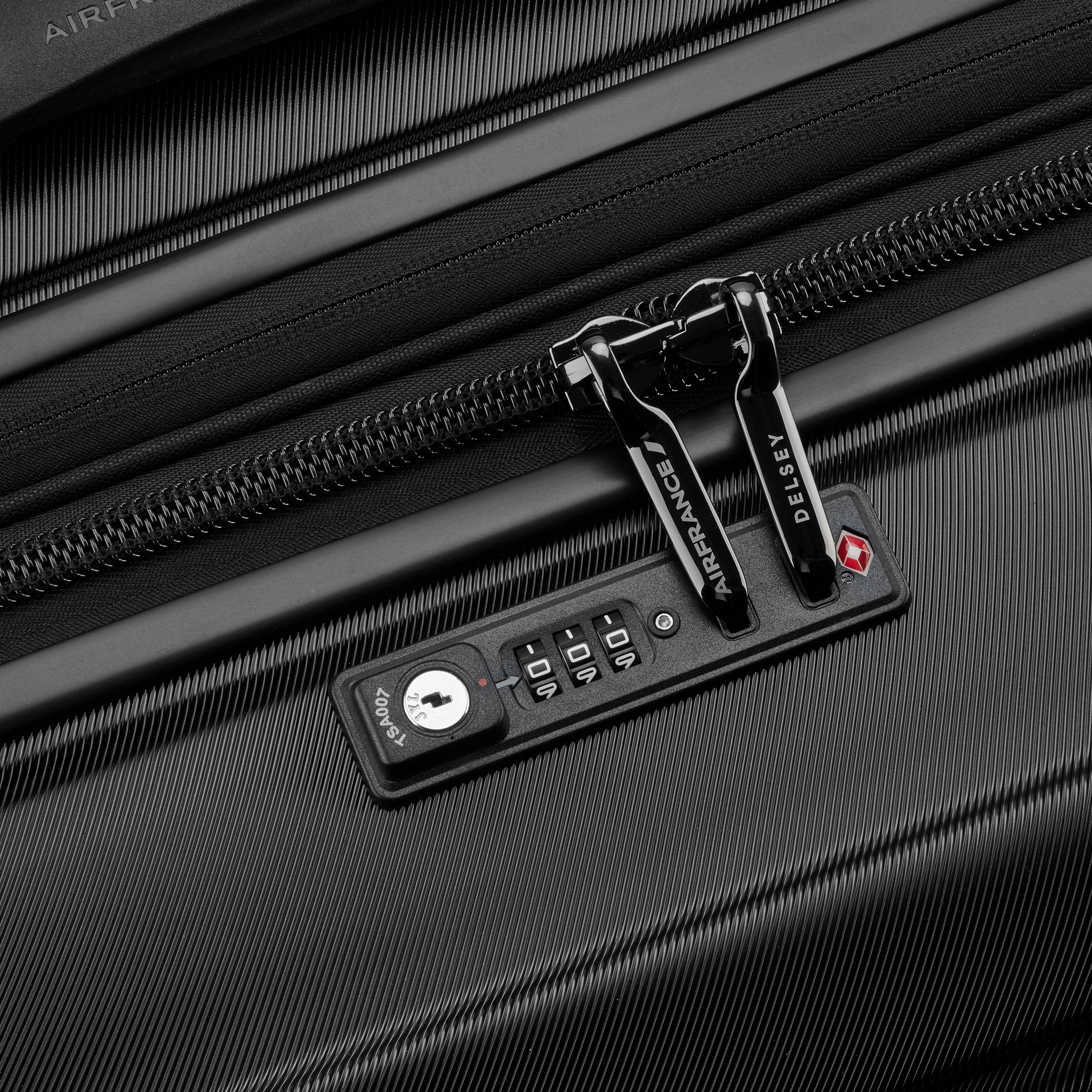 ELEGANCE| Valise Soute Extensible 75.5 CM NOIR