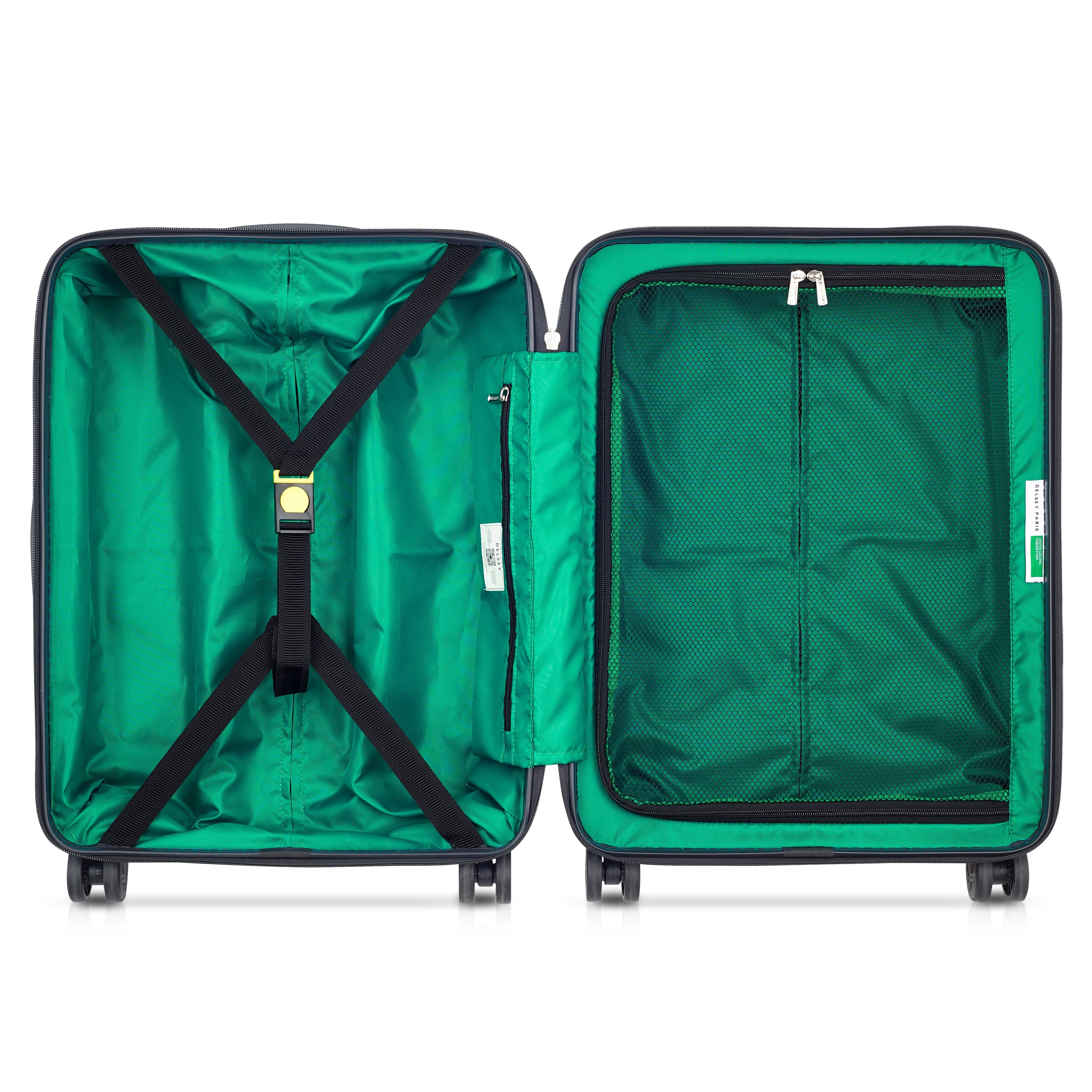 FABRICA| Koffer Cabine slim 55 CM GROEN