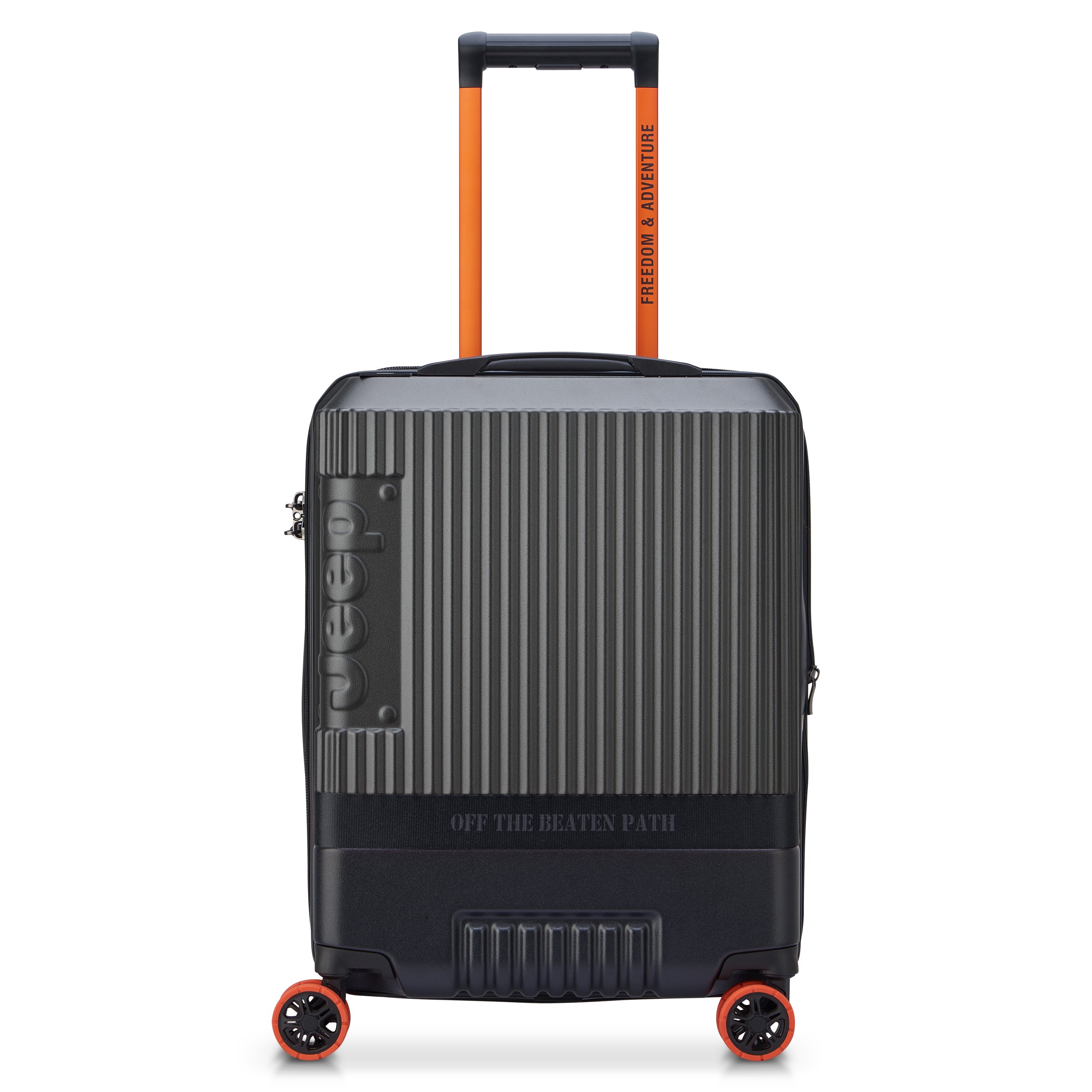 JH001A| Koffer Cabine Slim Uitbreidbaar 55 CM ANTRACIET