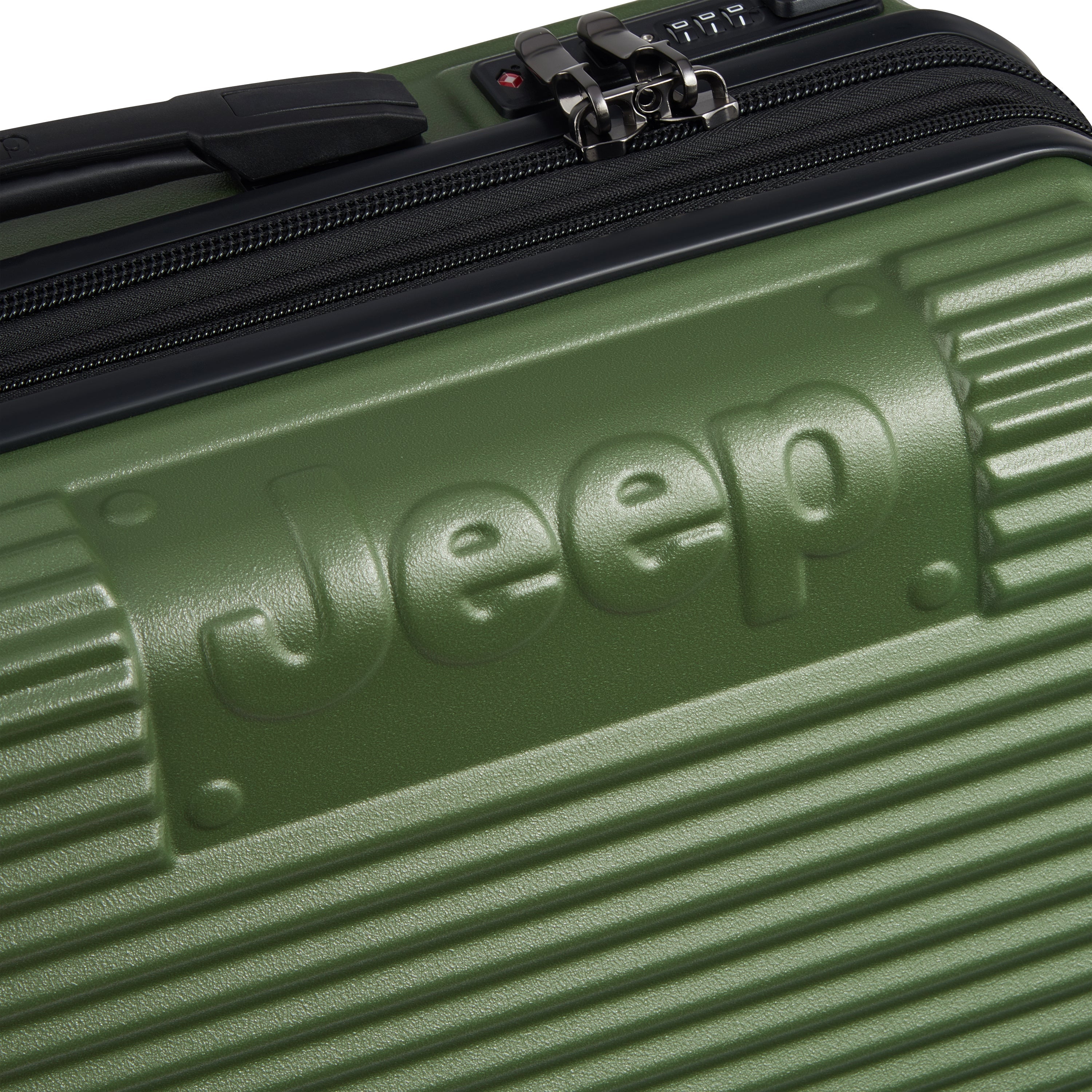 JH001A| Koffer Cabine slim Uitbreidbaar 55 CM GROEN