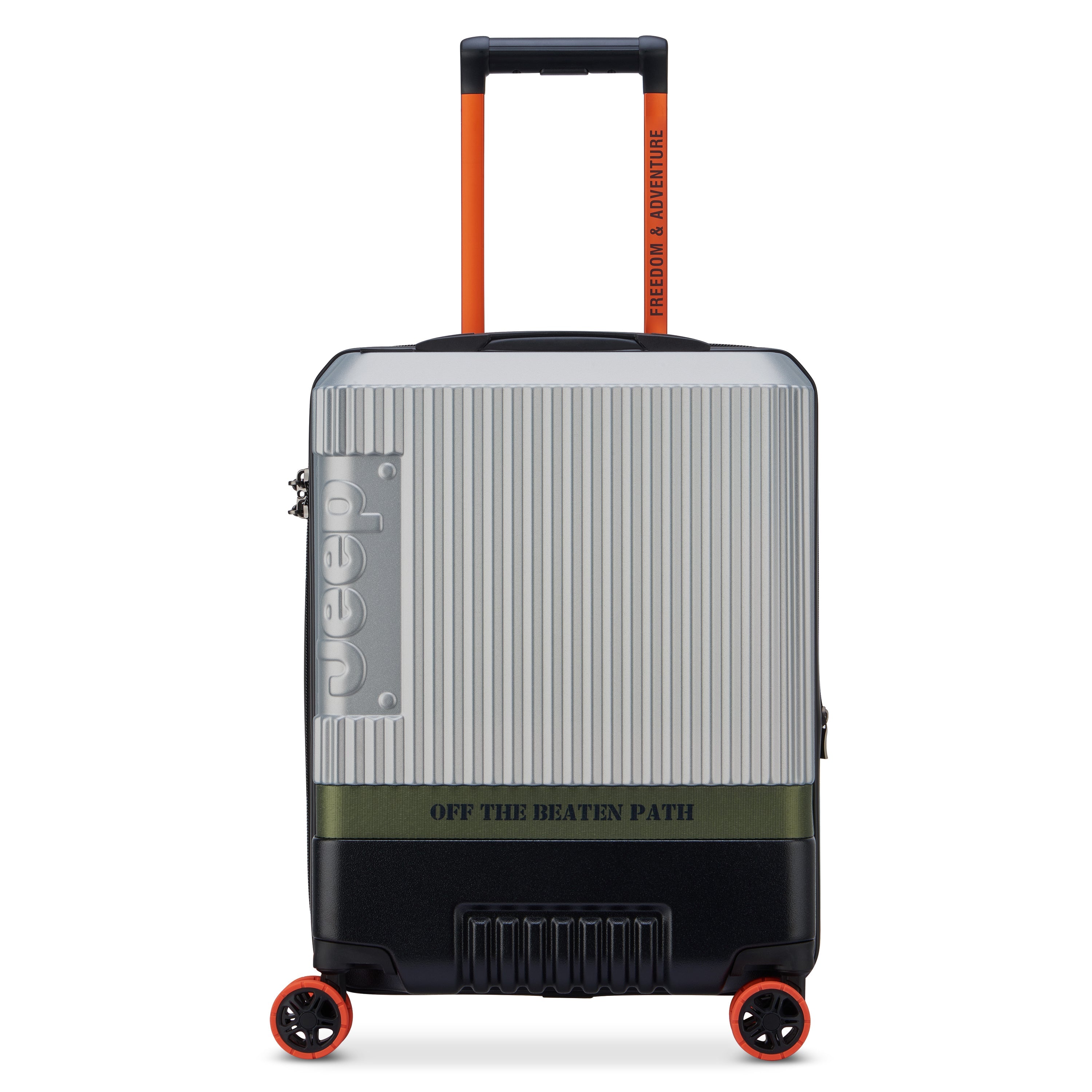 JH001A| Valise Cabine Slim Extensible 55 CM ARGENT