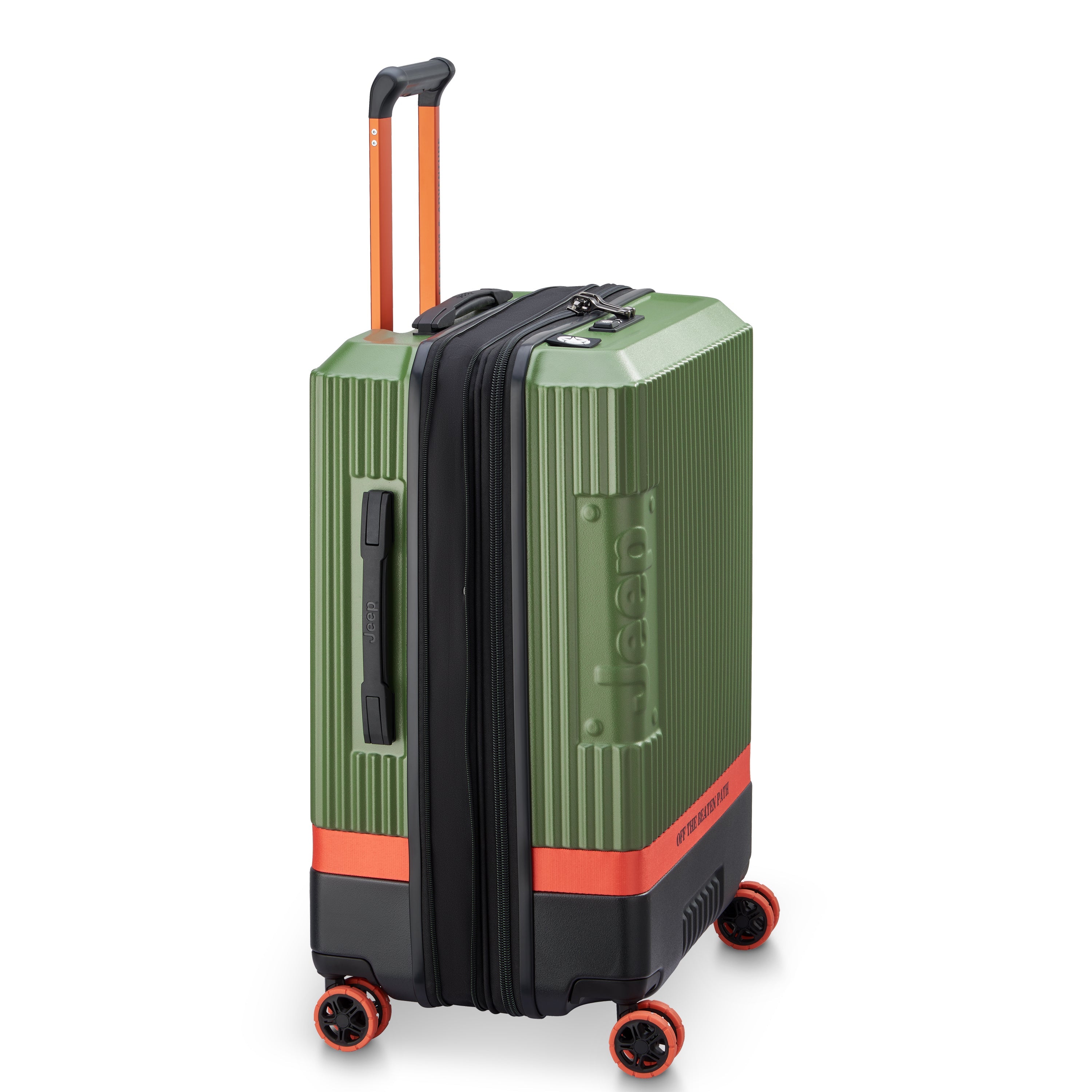 JH001A| Koffer Check-In Uitbreidbaar 66 CM GROEN