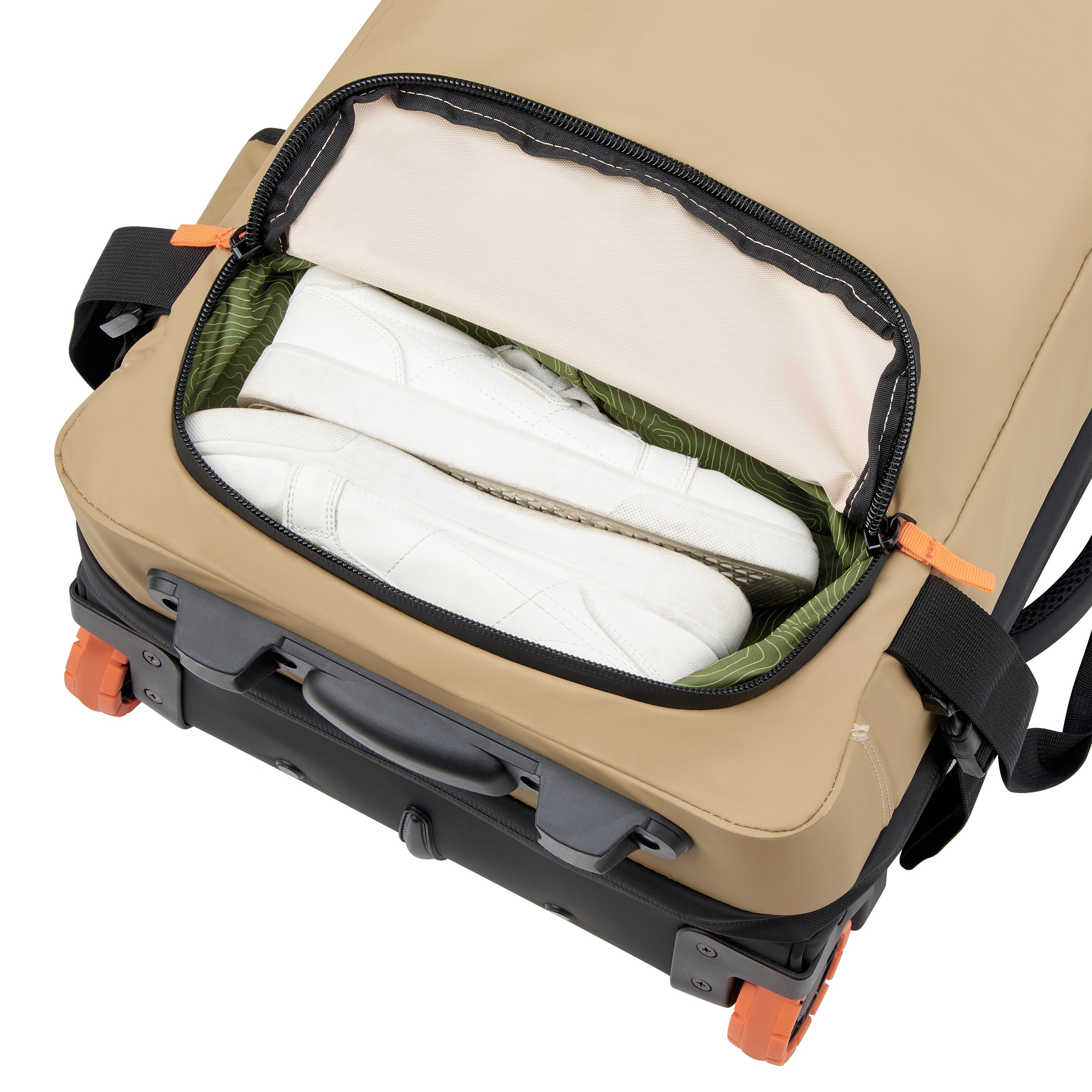 JS005A| Trolley Duffle Bag Cabin 35 CM WARM SAND