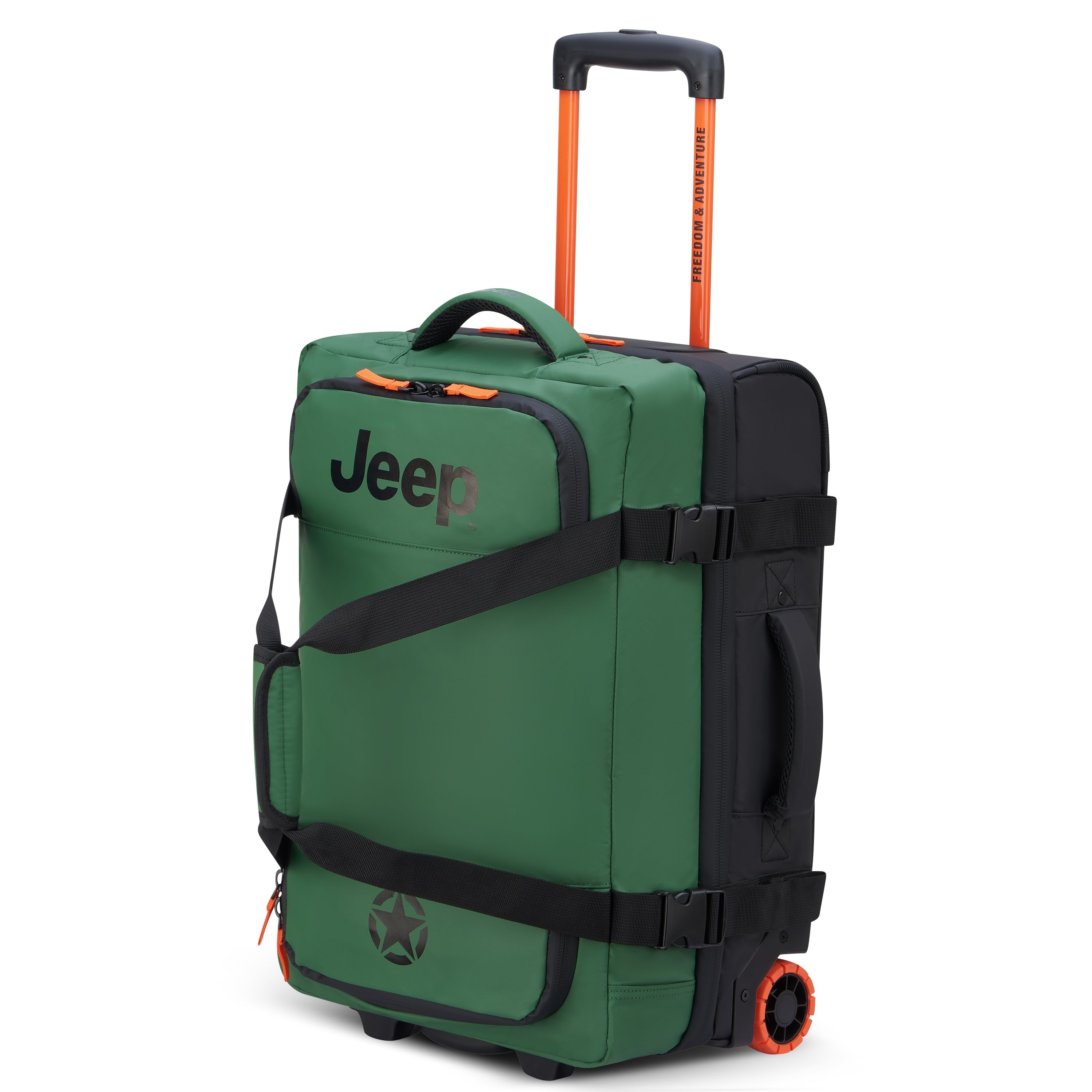 JS005A| Trolley Duffle Bag Cabin 35 CM ELM GREEN