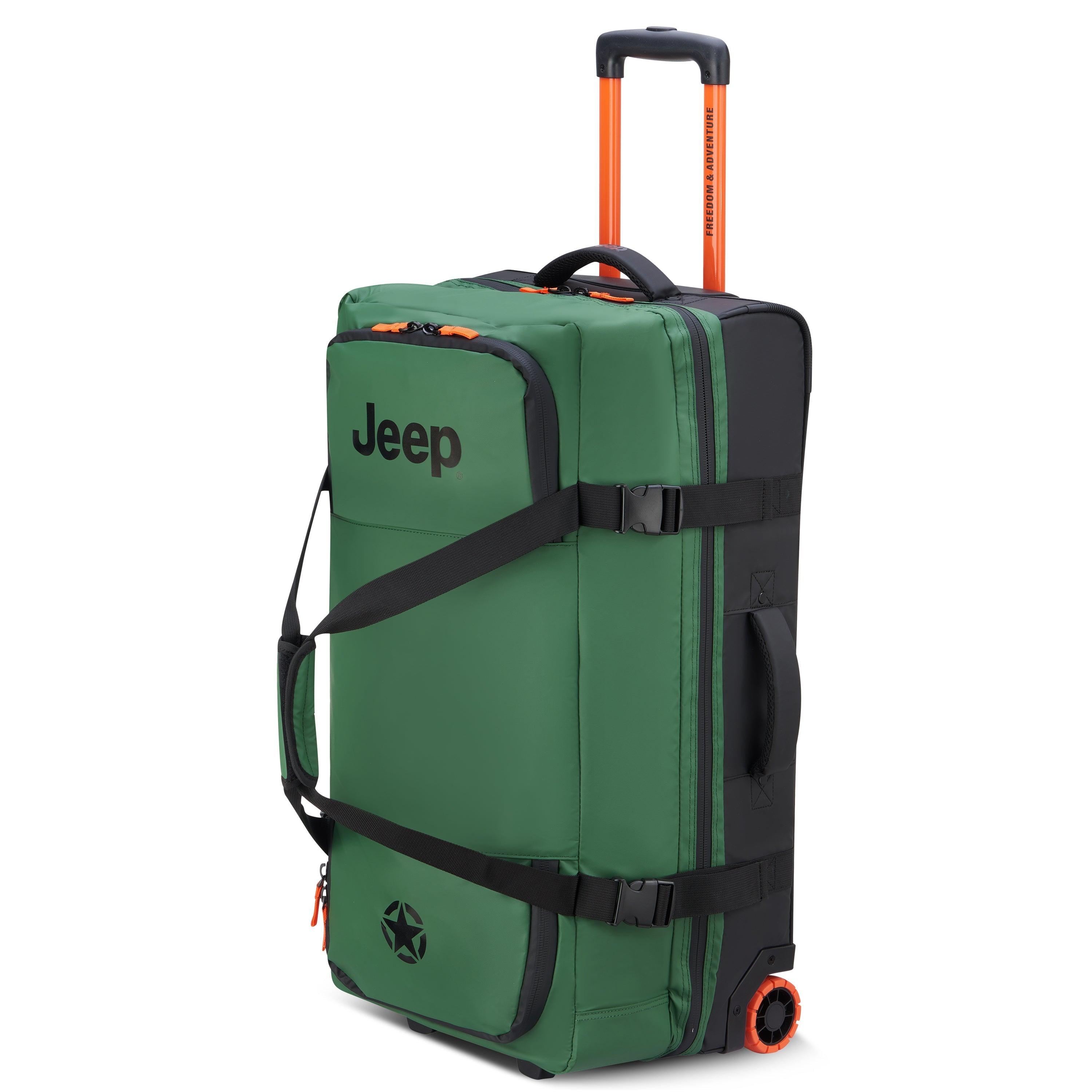 JS005A| Trolley Duffle Bag Check-In 36,5 CM ELM GREEN