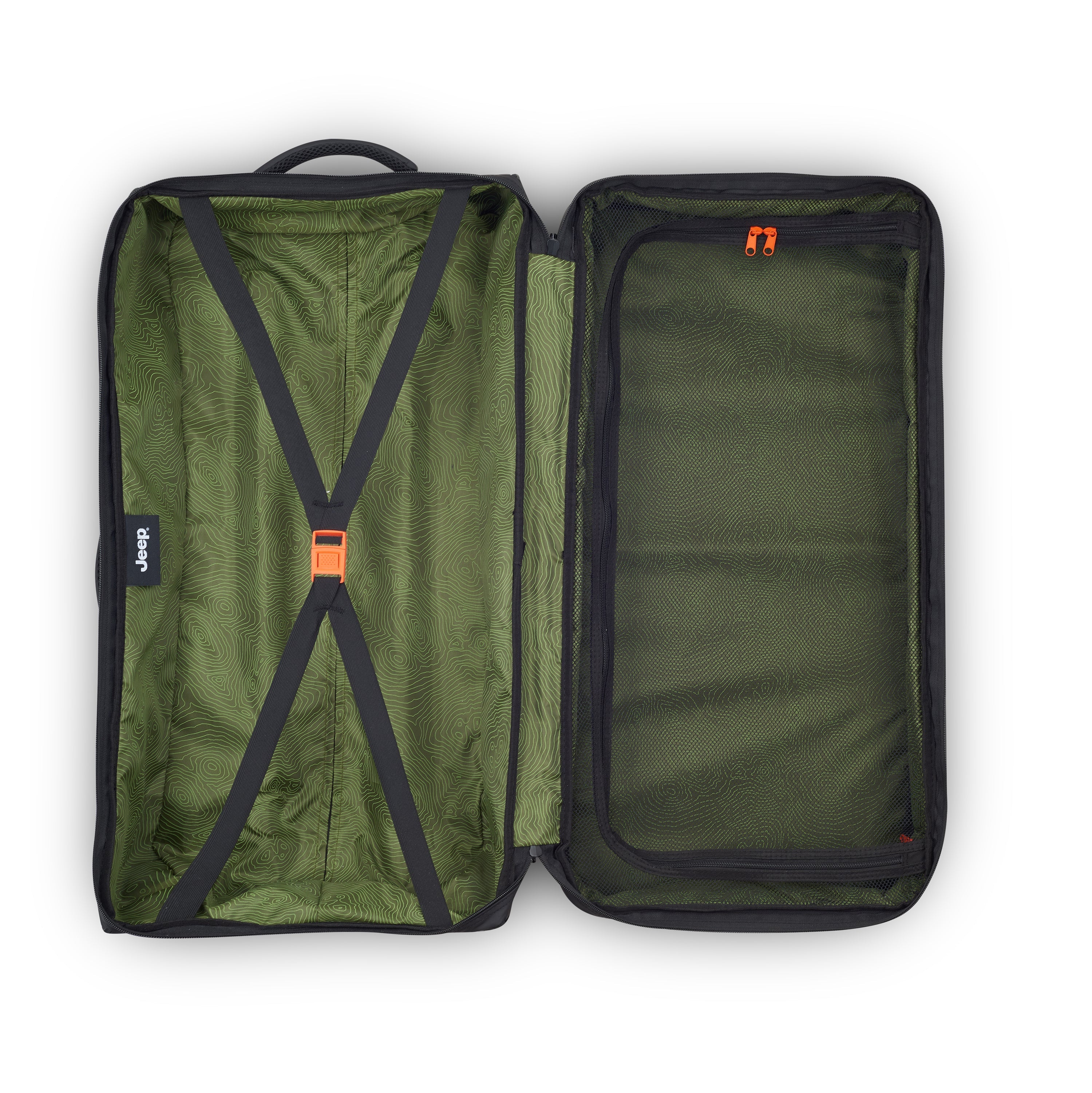 JS007C| Trolley Duffle Bag Check-In 36.5 CM BLACK