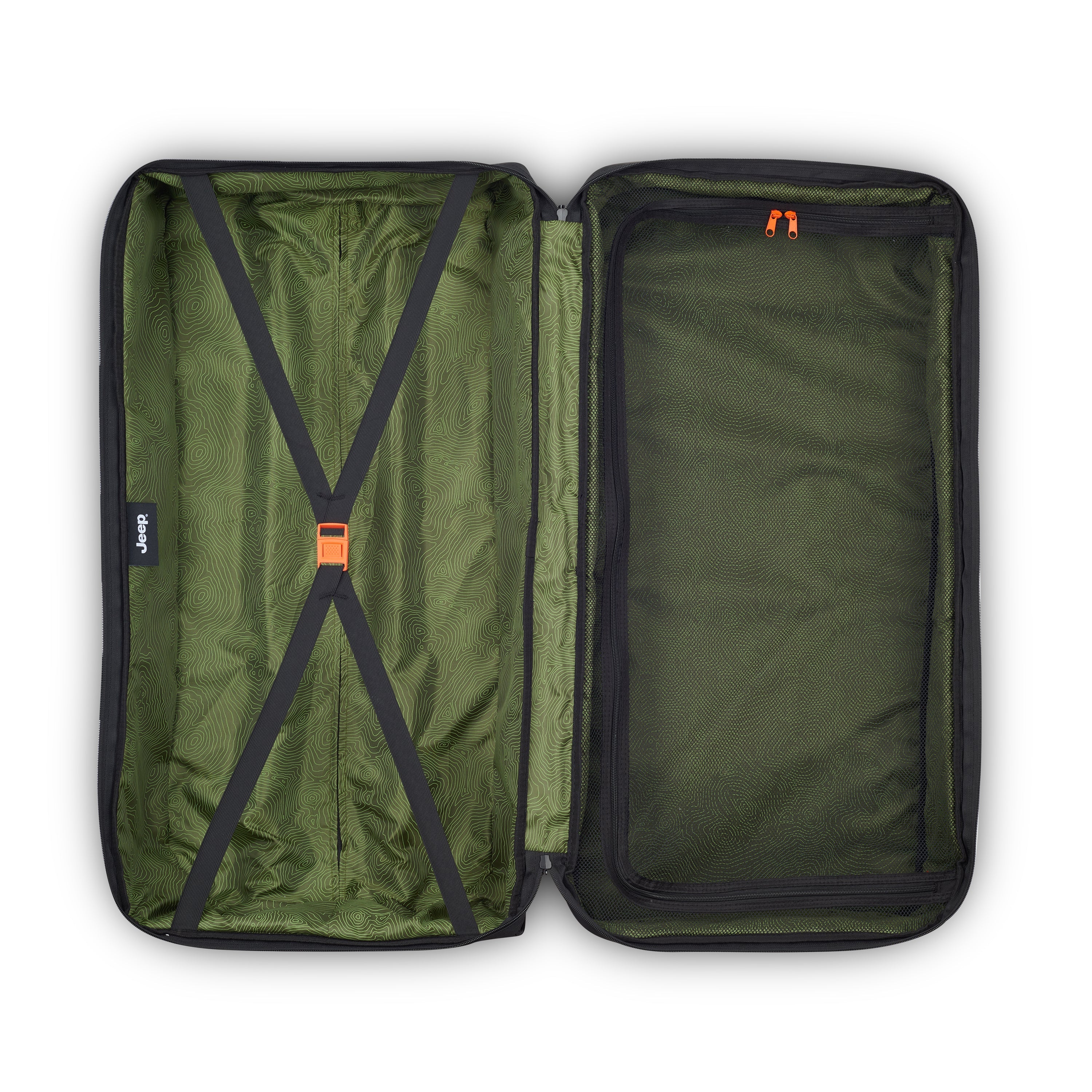 JS007C| Trolley Duffle Bag Check-In 41.5 CM BLACK