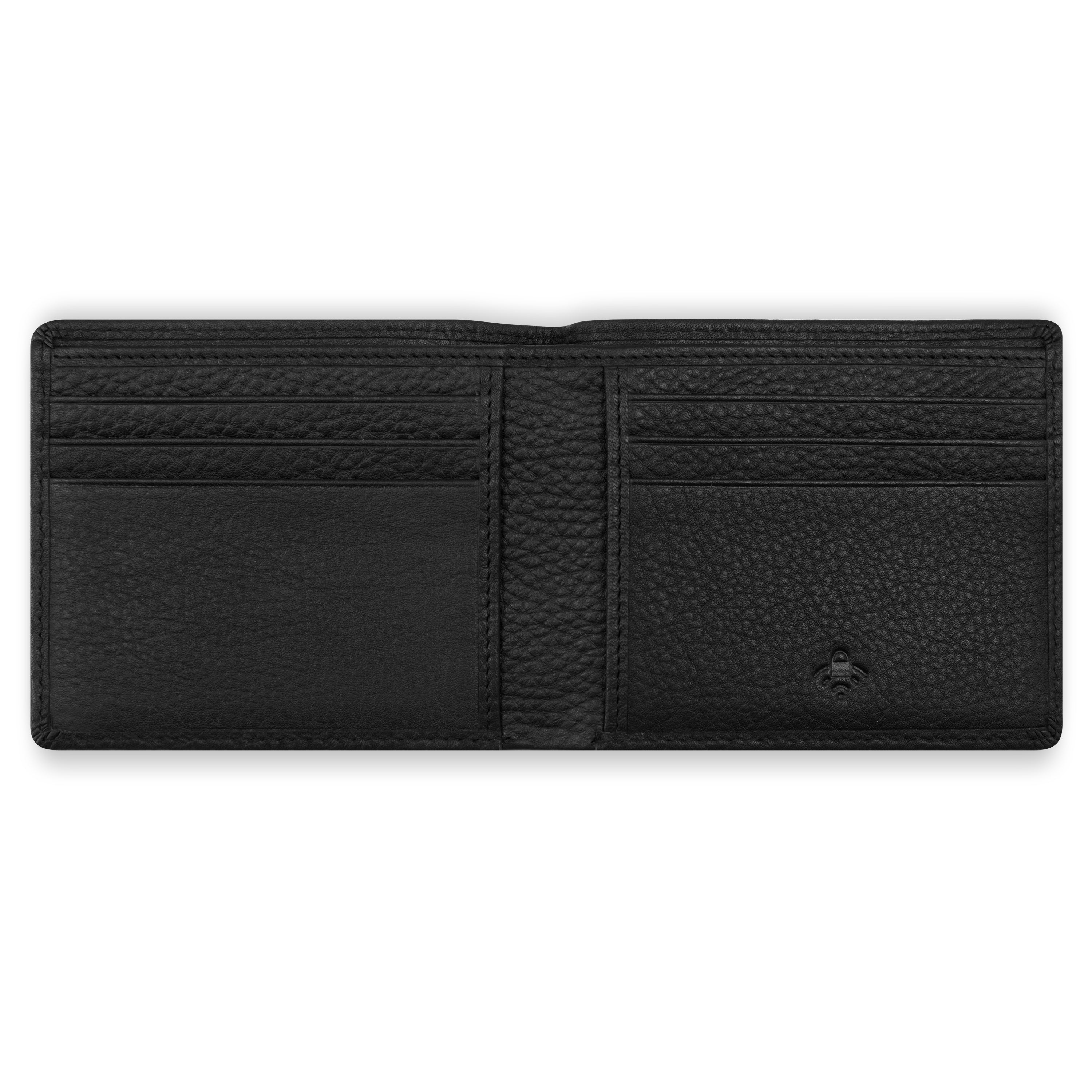 LE CUIR GRAINE| Porte-Cartes NOIR