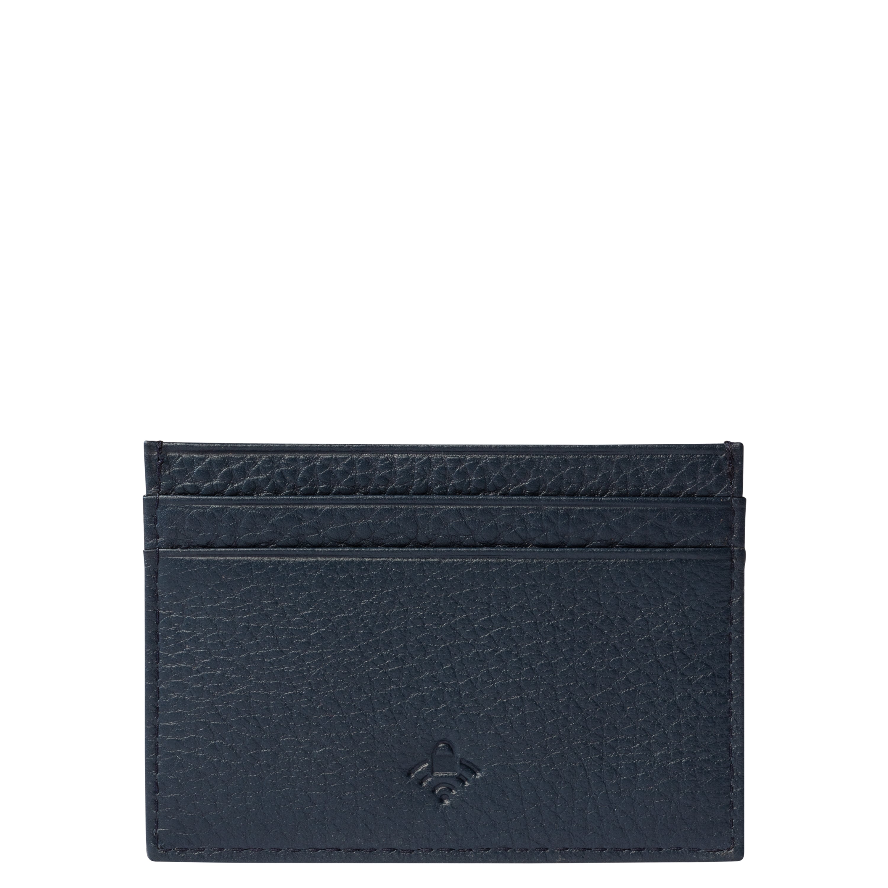LE CUIR GRAINE| Porte-Cartes BLEU MARINE
