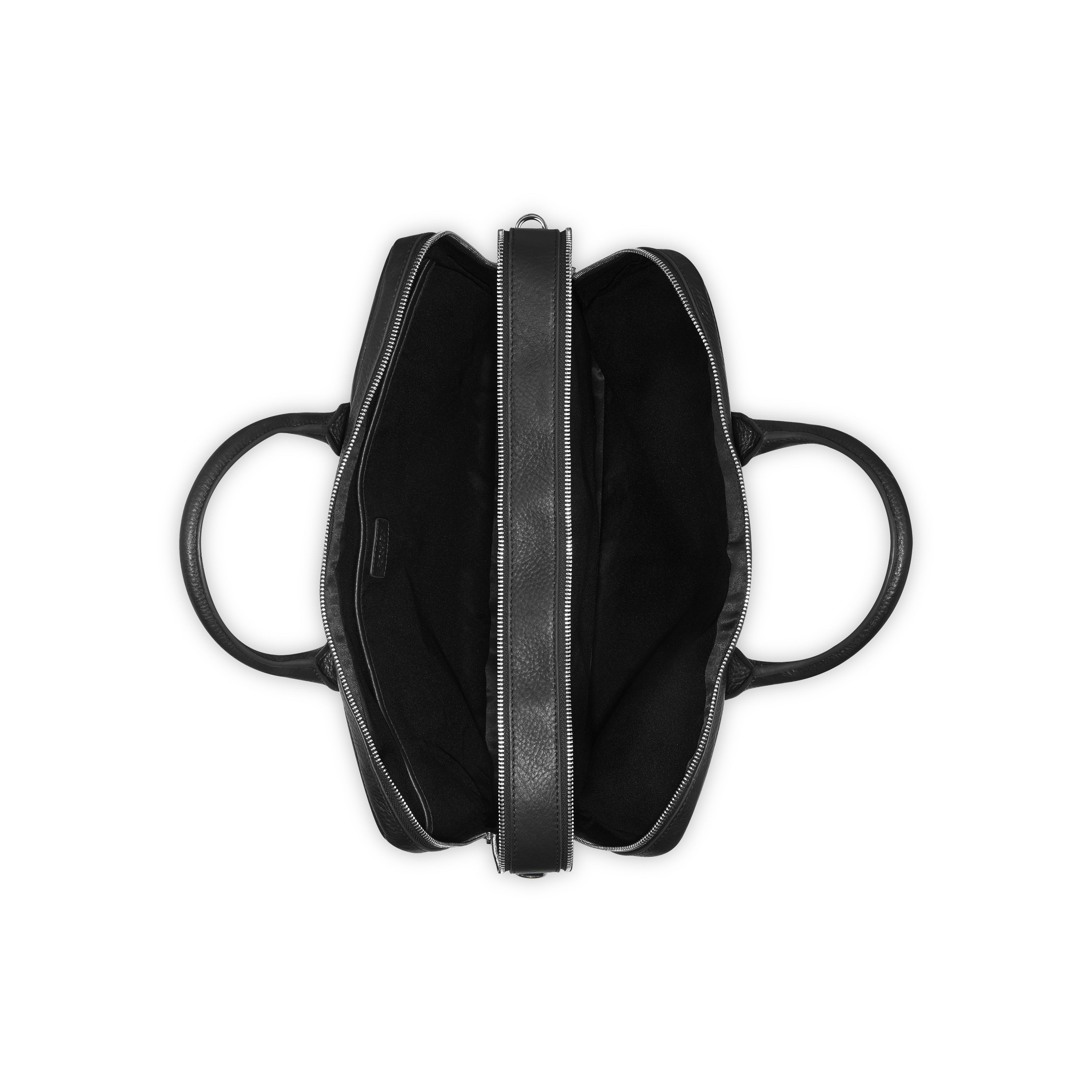 LE CUIR GRAINE| Porte-Documents NOIR