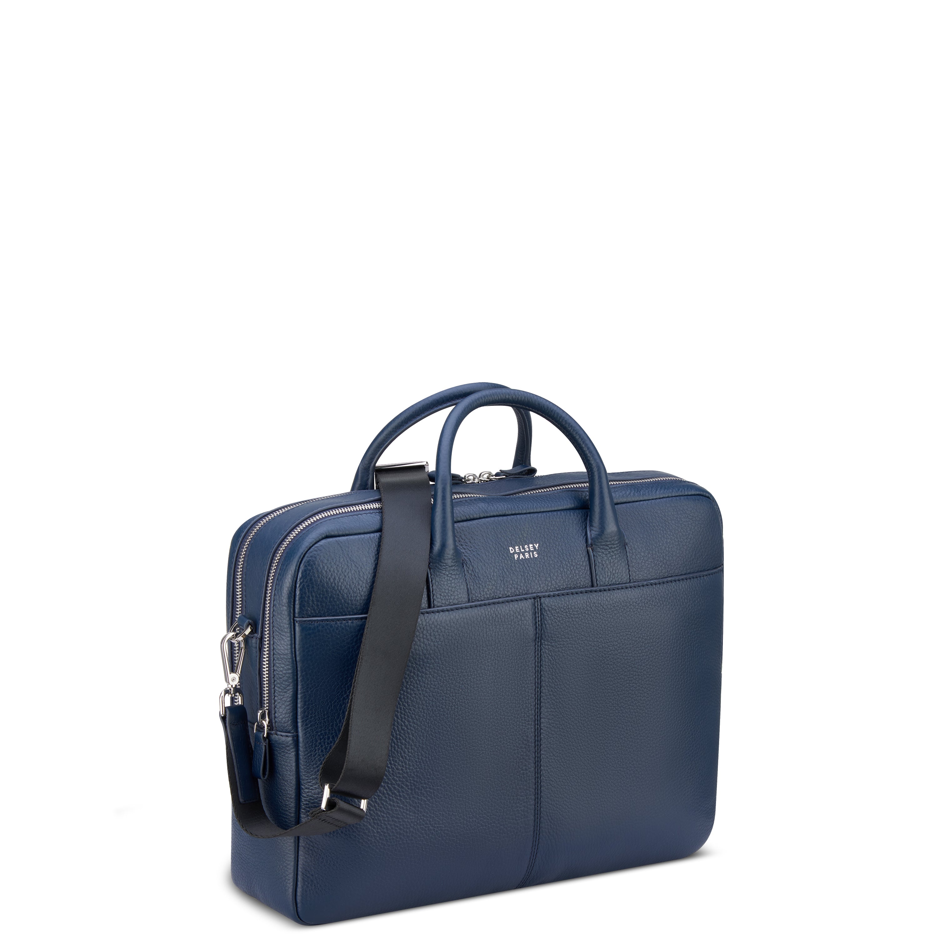 LE CUIR GRAINE| Briefcase NAVY