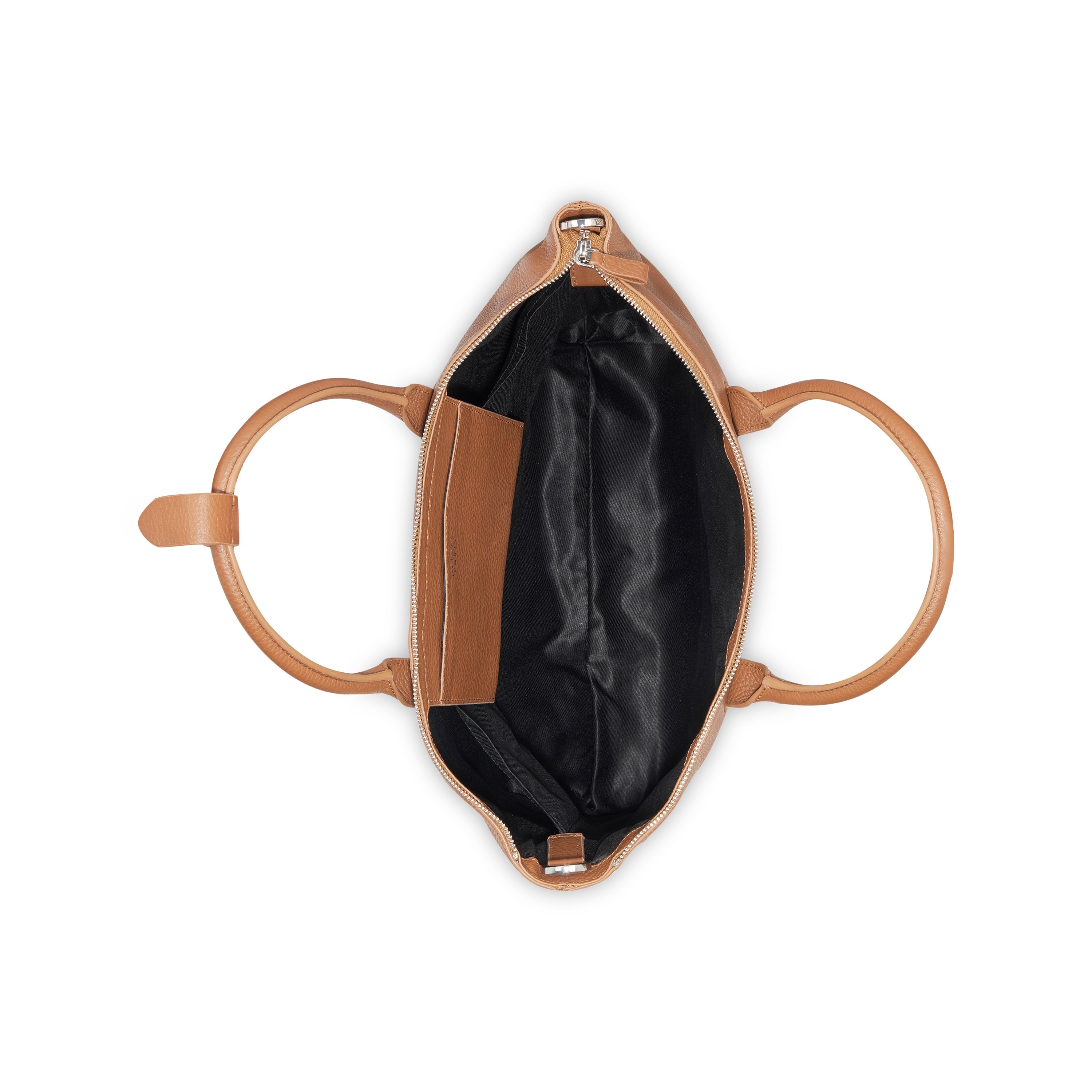 LE CUIR GRAINE| Tote Bag 34 CM COGNAC