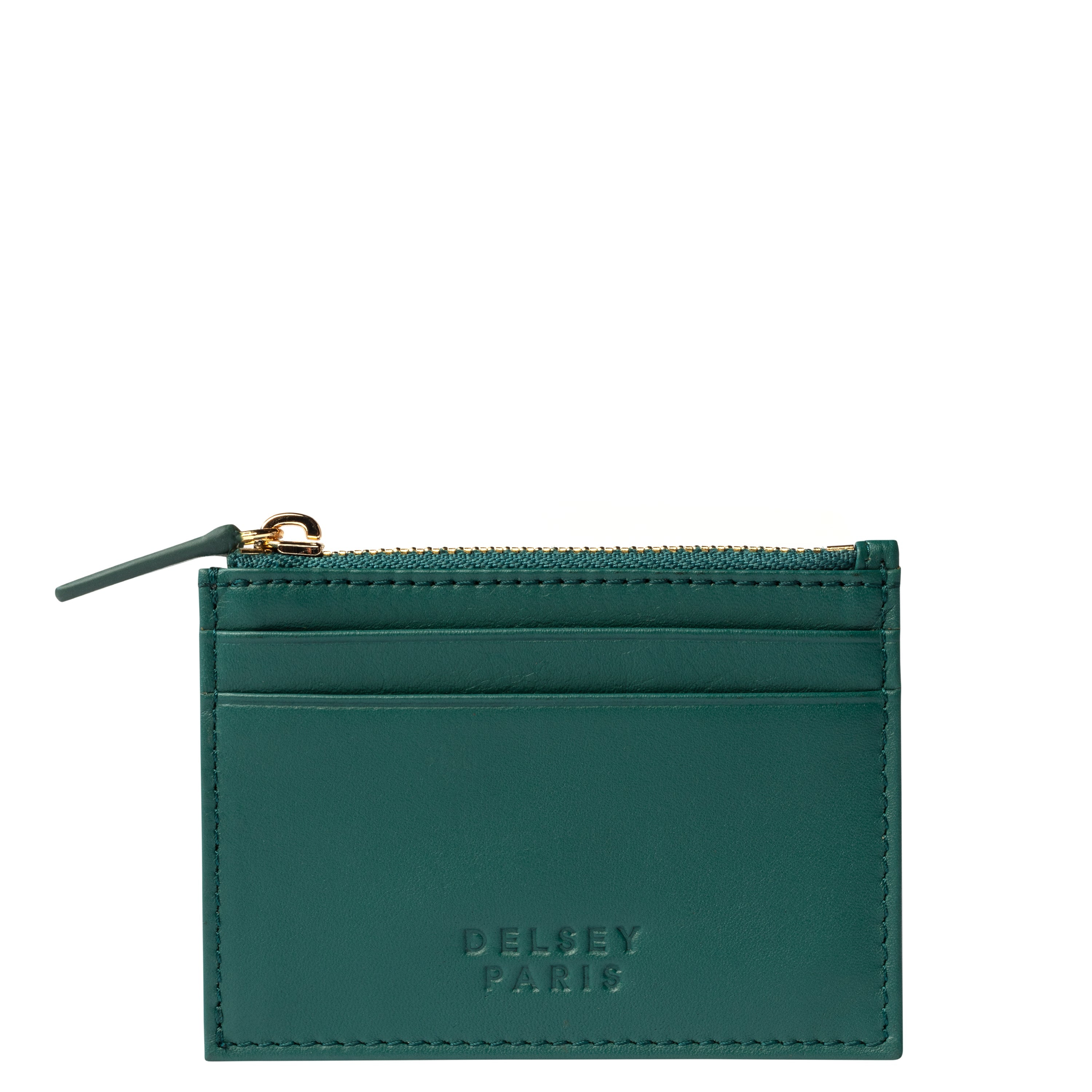 LE CUIR LISSE| Porte-Cartes VERT