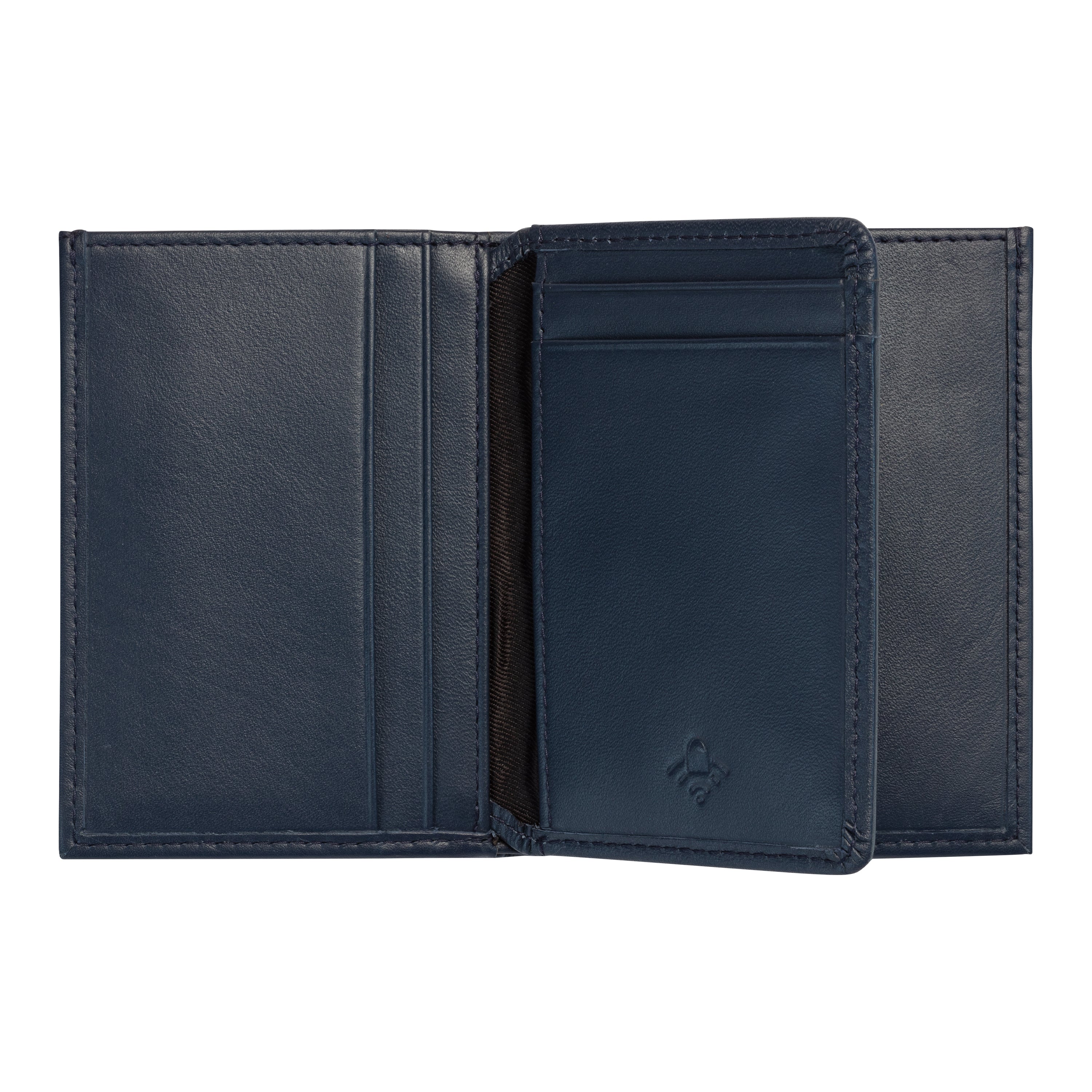 HET GLAD LEER| Portemonnee NAVY