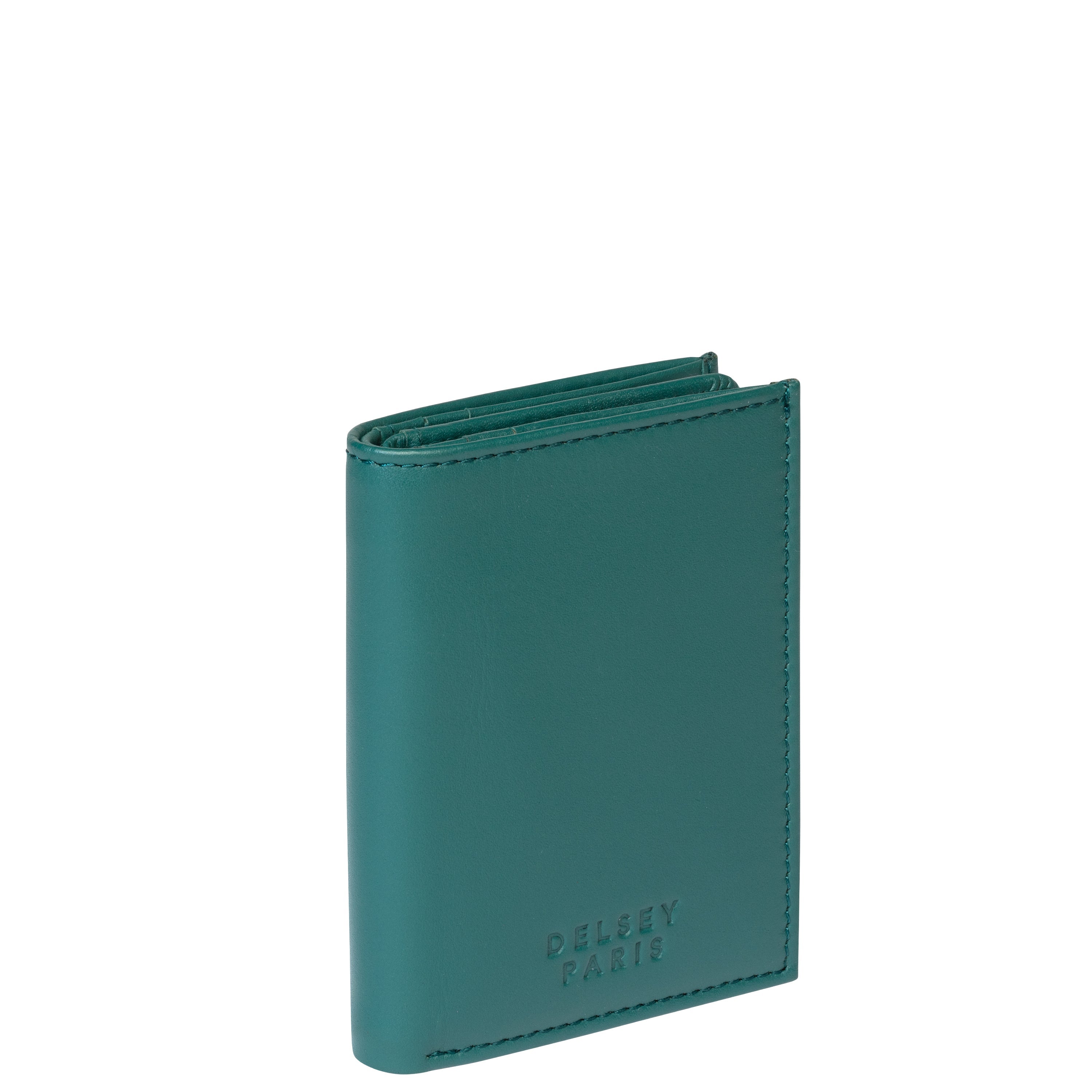 LE CUIR LISSE| Portefeuille VERT