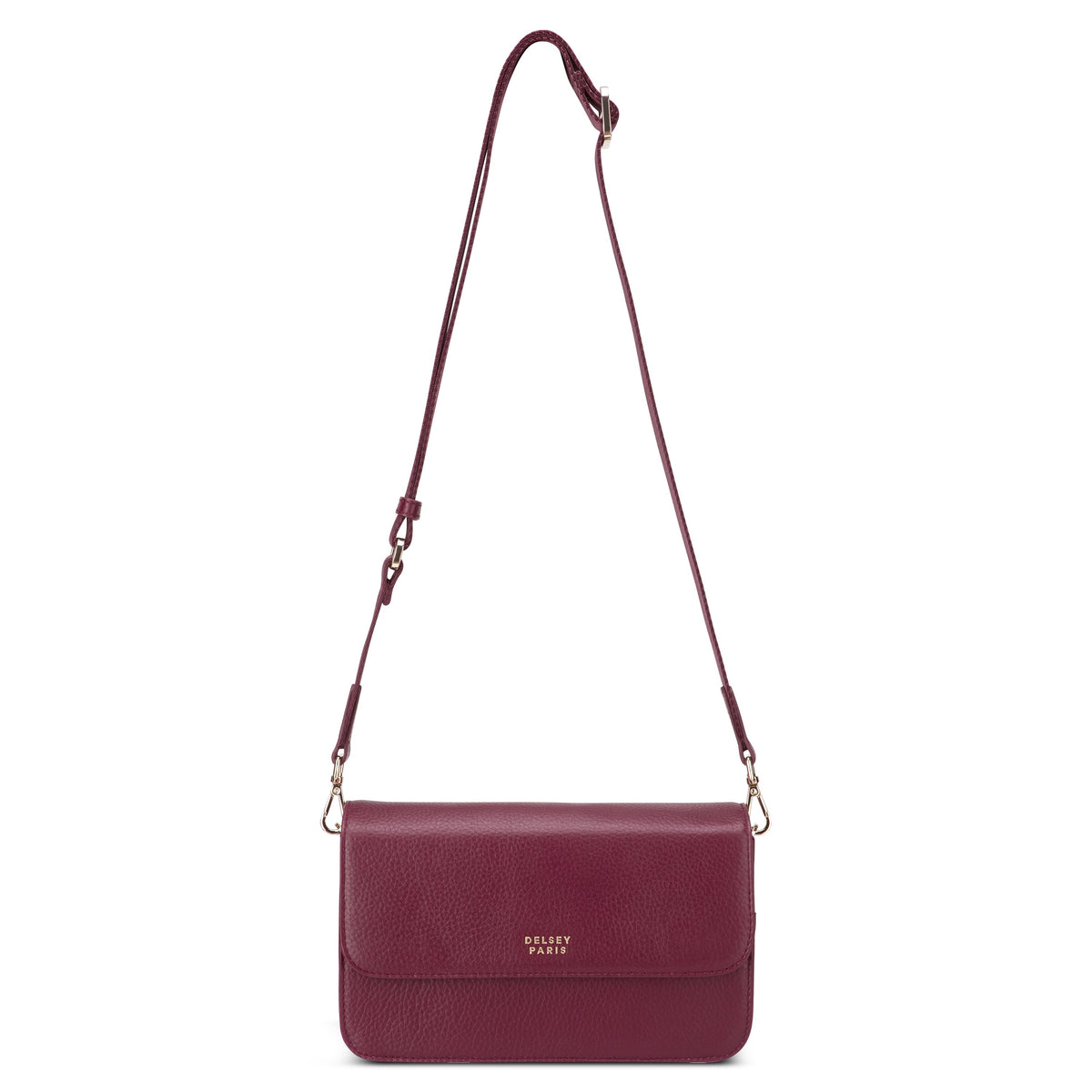 LE CUIR GRAINE | Handbag burgundy