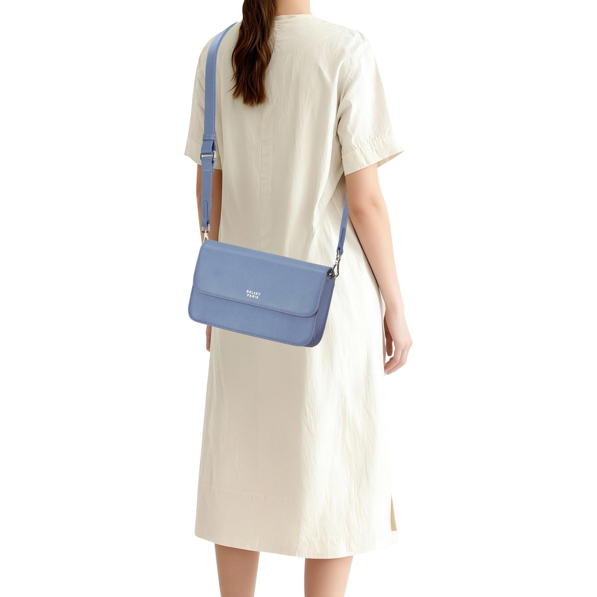 LE CUIR GRAINE | Sac à Main bleu ciel