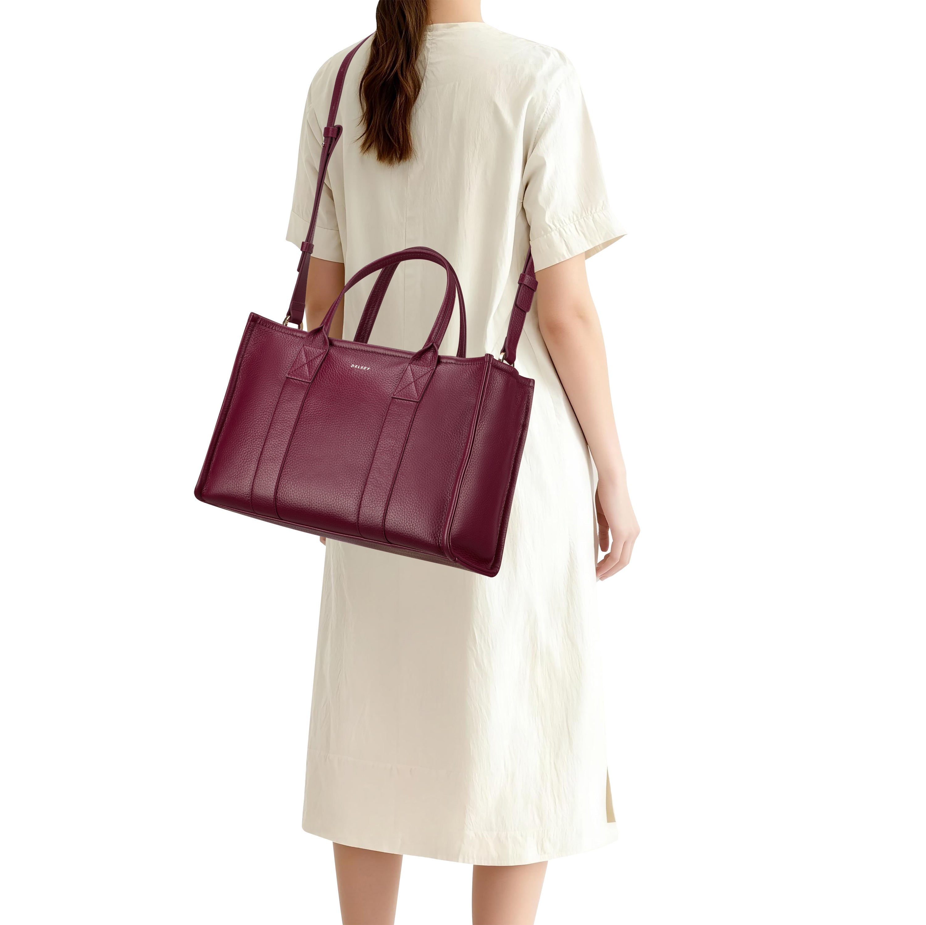 LE CUIR GRAINE| Handtas BORDEAUX
