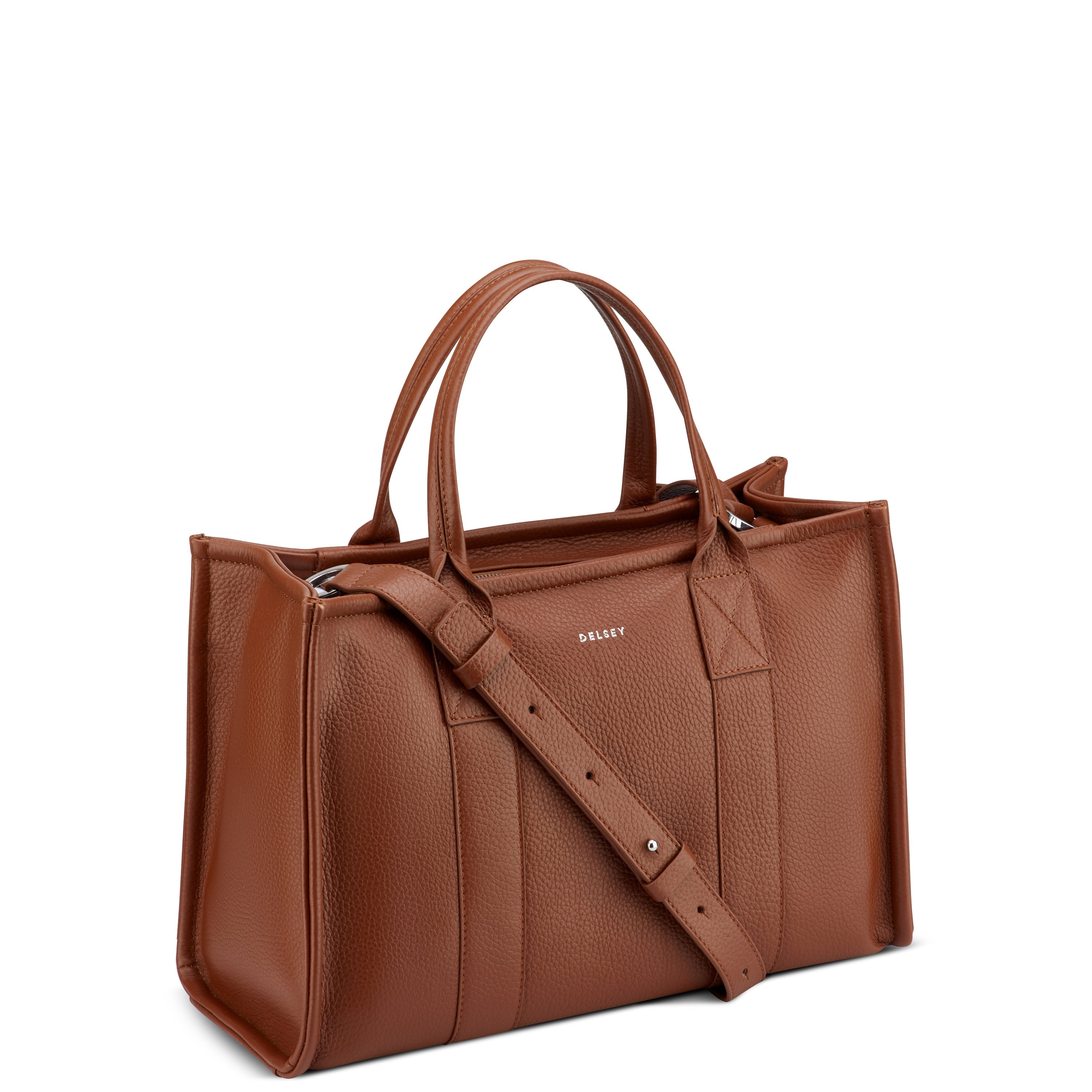 LE CUIR GRAINE| Sac à Main COGNAC