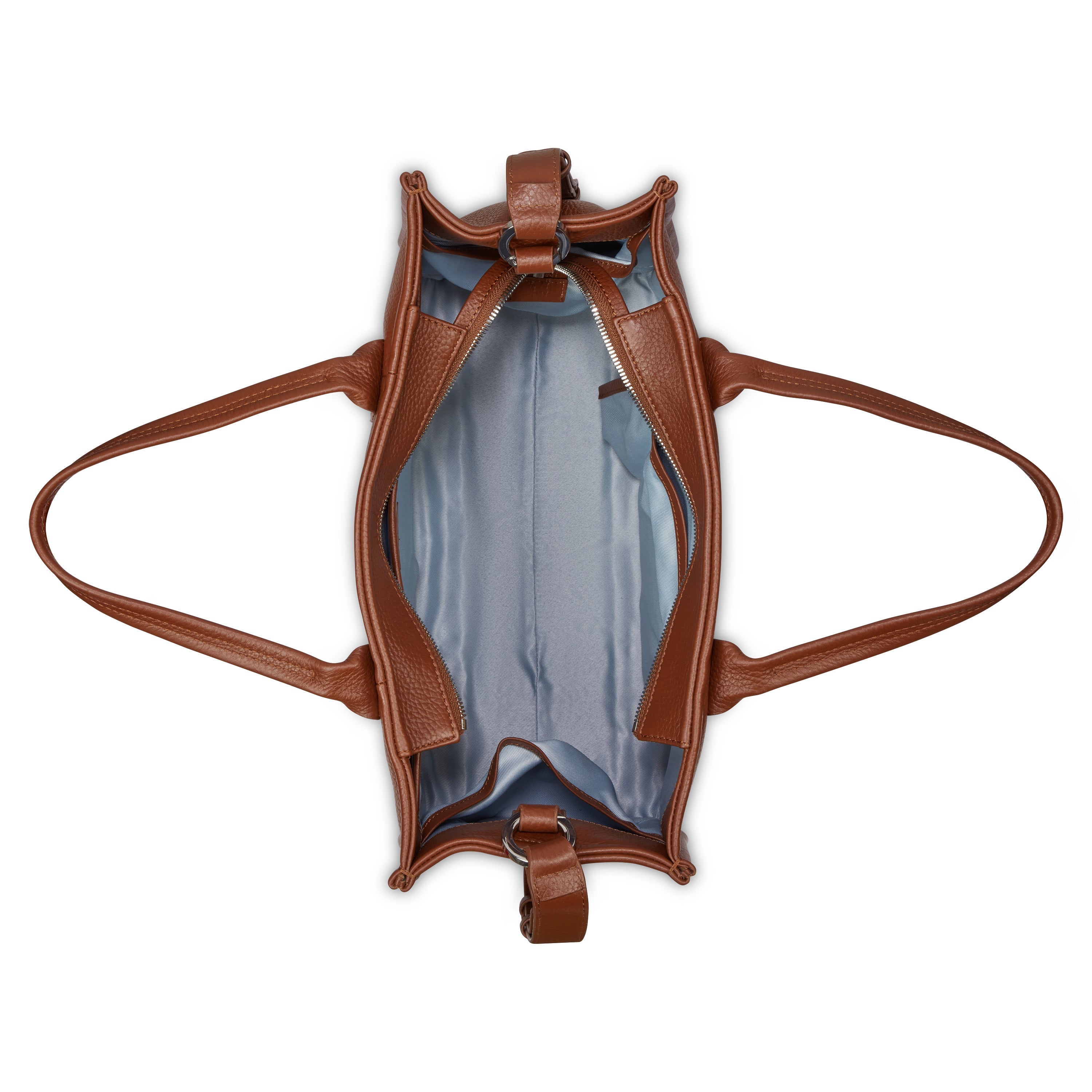 LE CUIR GRAINE| Sac à Main COGNAC