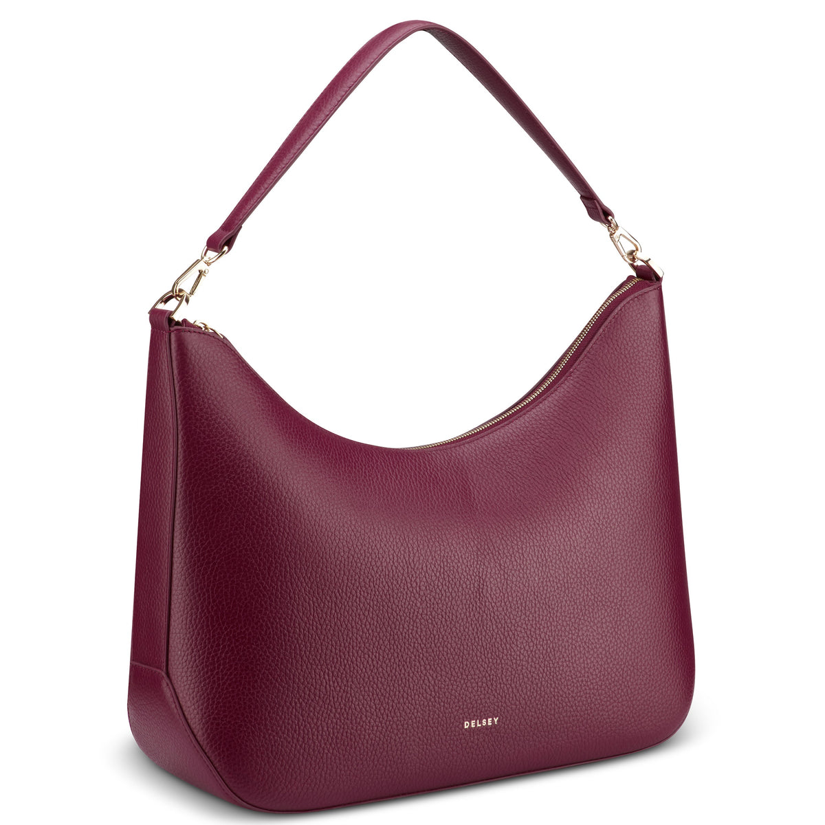 LE CUIR GRAINE | Shoulder Bag burgundy