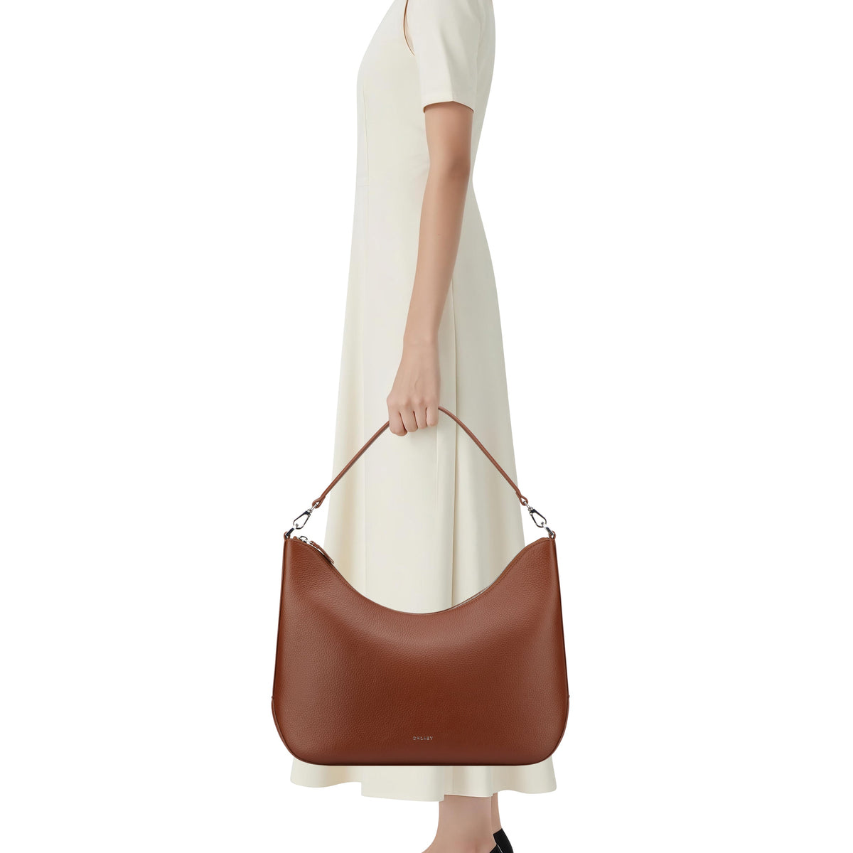 LE CUIR GRAINE | Shoulder Bag cognac