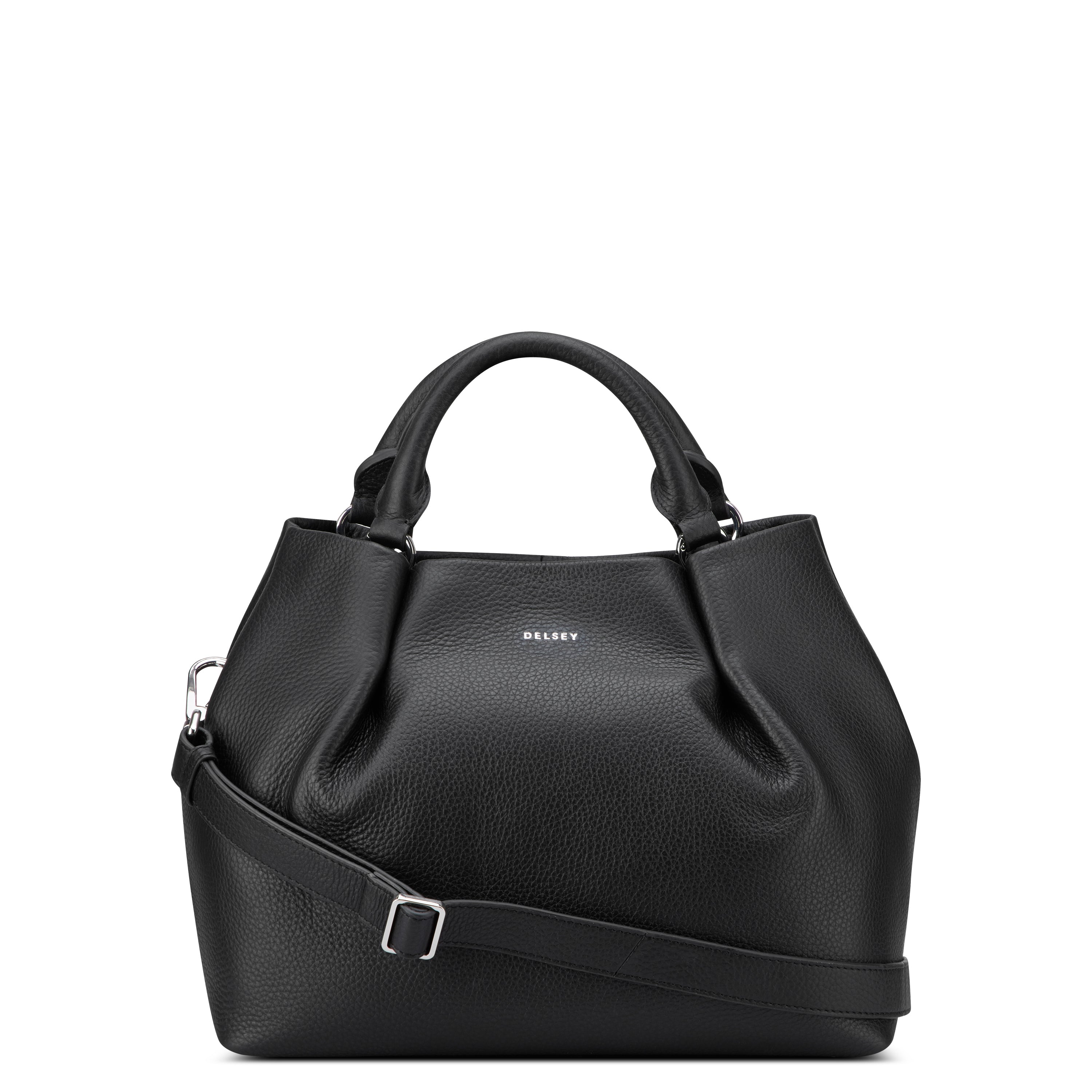 LE CUIR GRAINE| Hand Bag BLACK