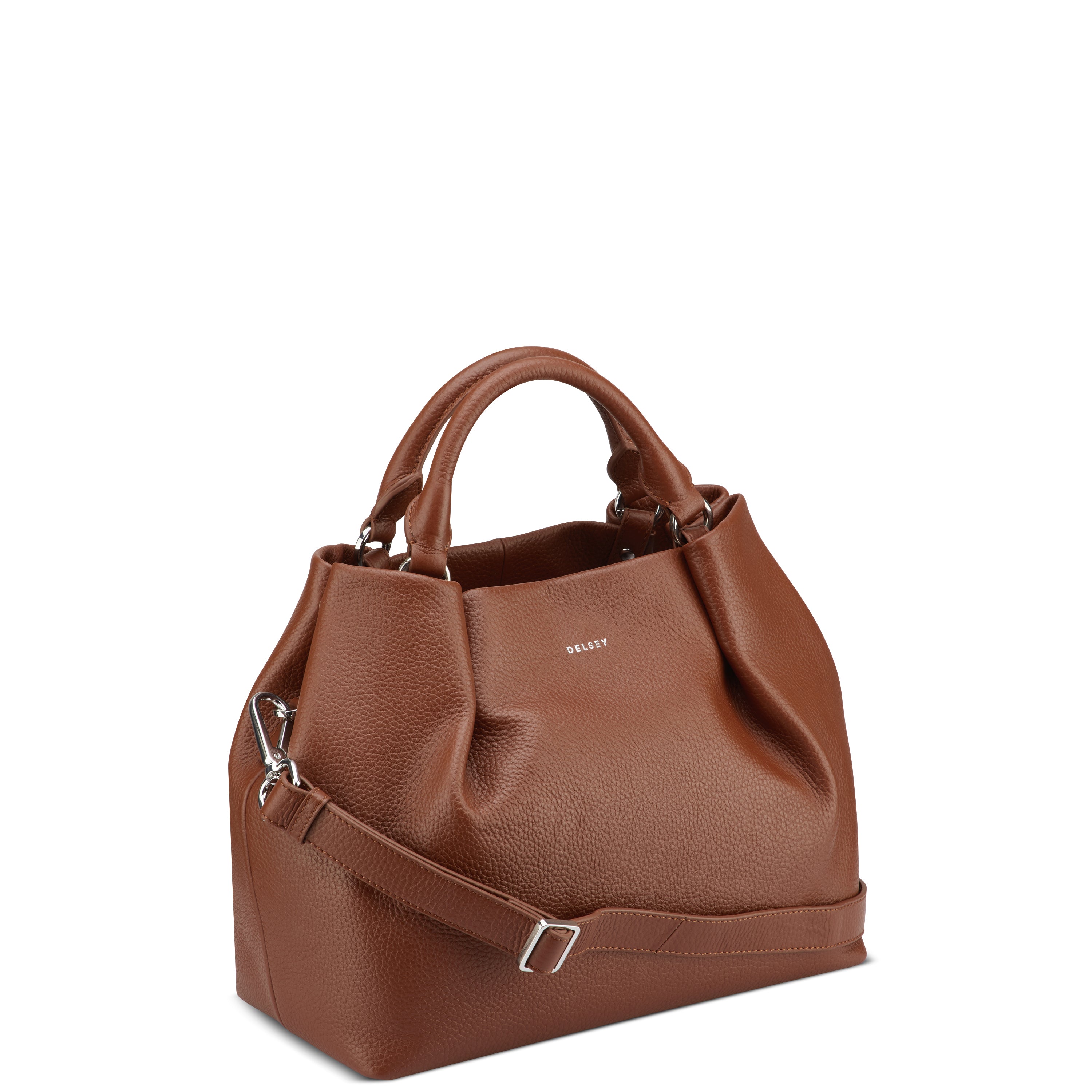 LE CUIR GRAINE| Handtasche COGNAC