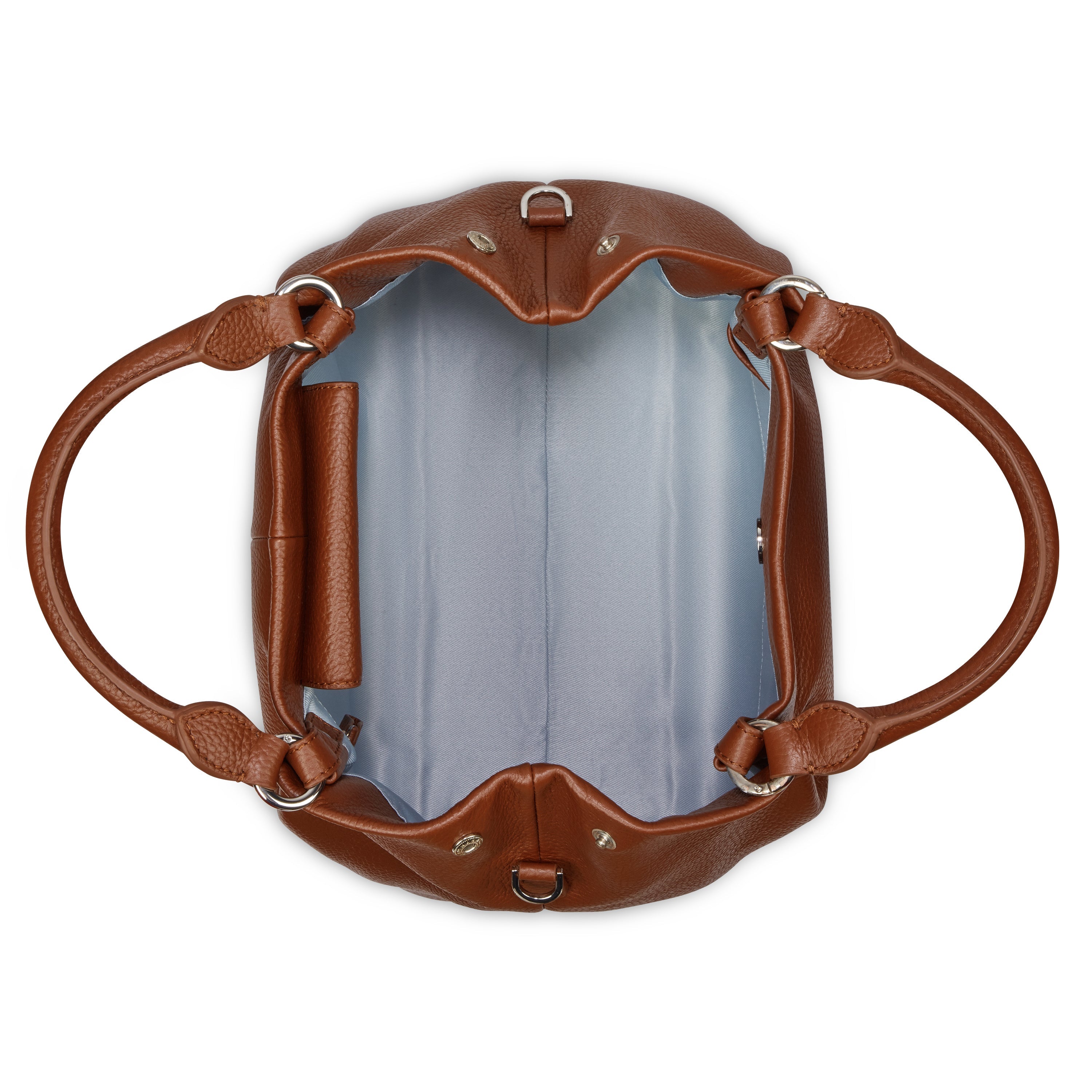 LE CUIR GRAINE| Handtasche COGNAC