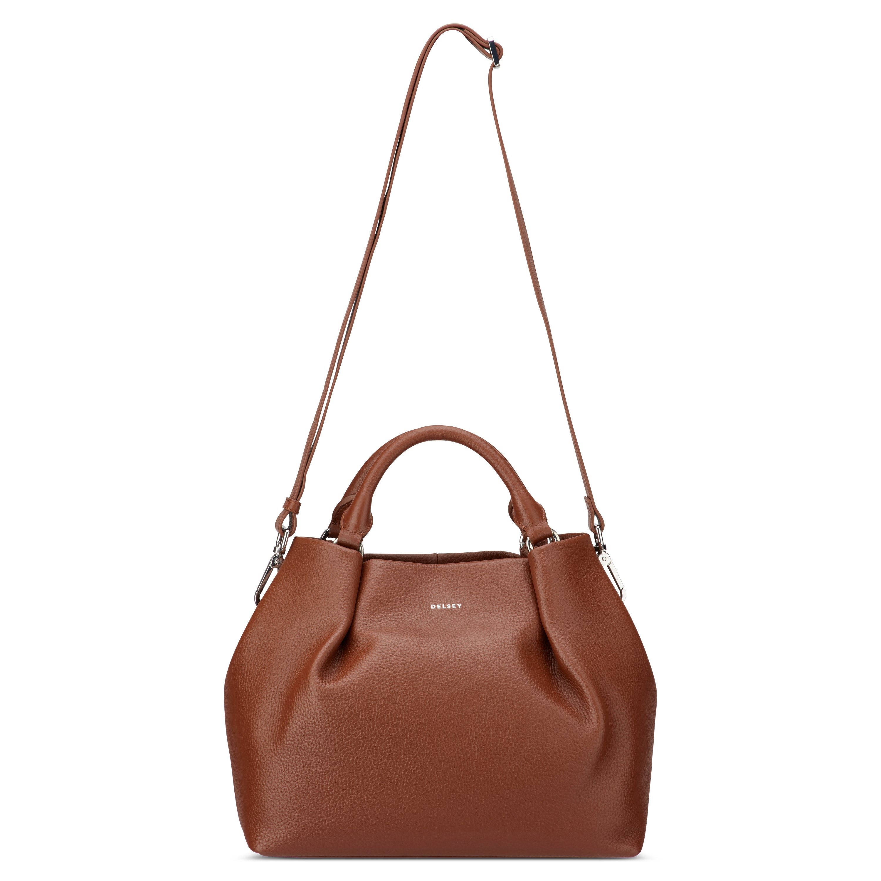 LE CUIR GRAINE| Handtasche COGNAC