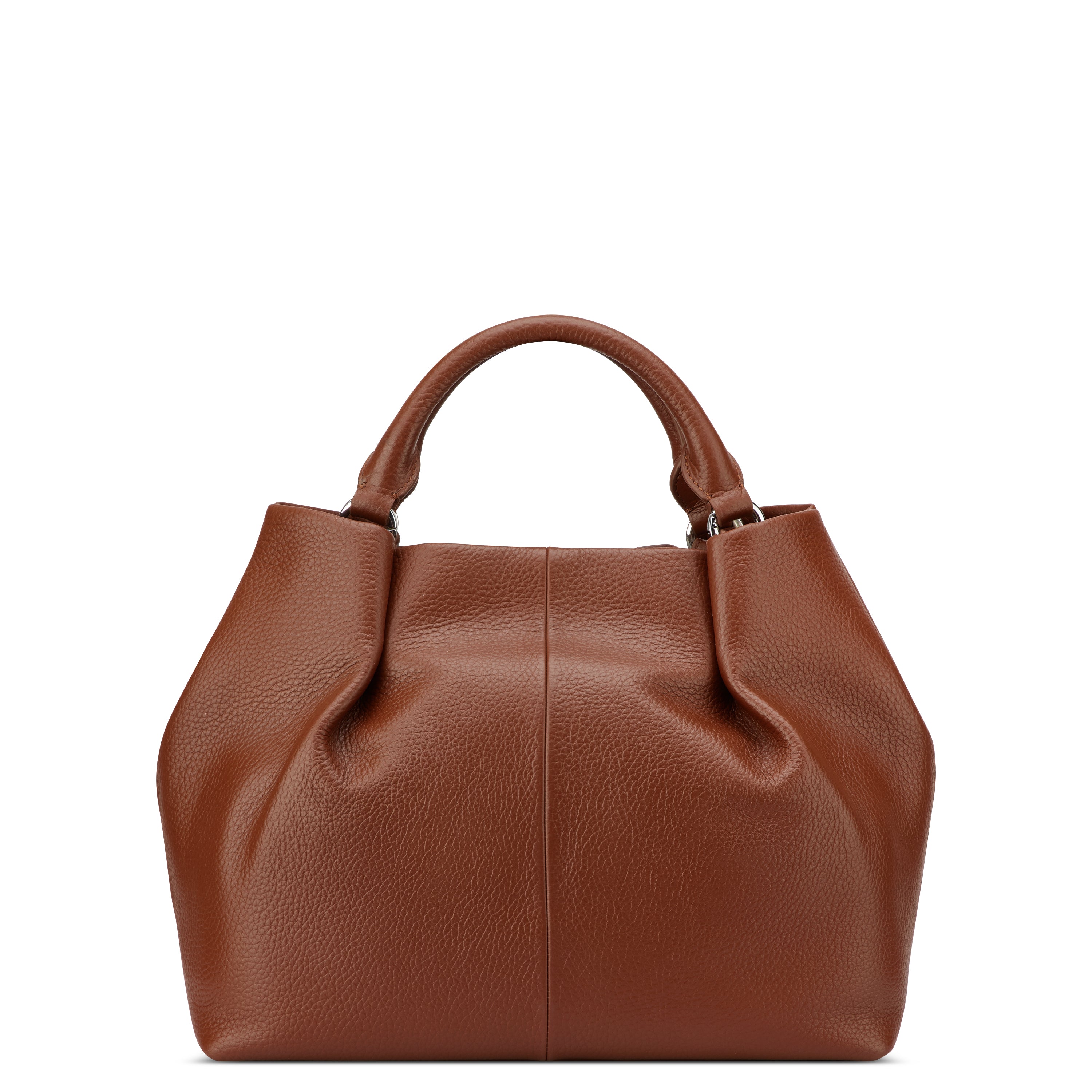 LE CUIR GRAINE| Handtasche COGNAC
