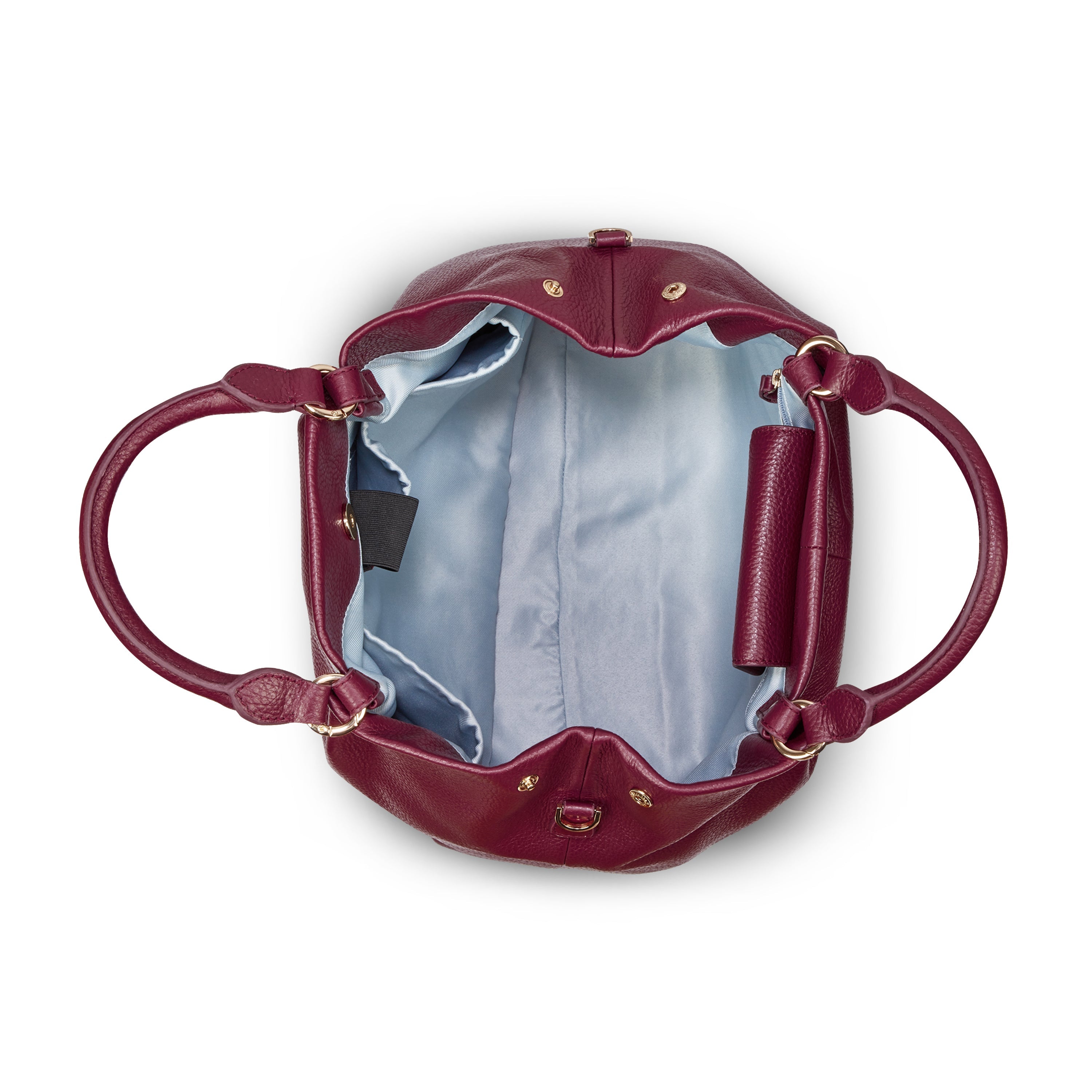 LE CUIR GRAINE| Hand Bag BURGUNDY