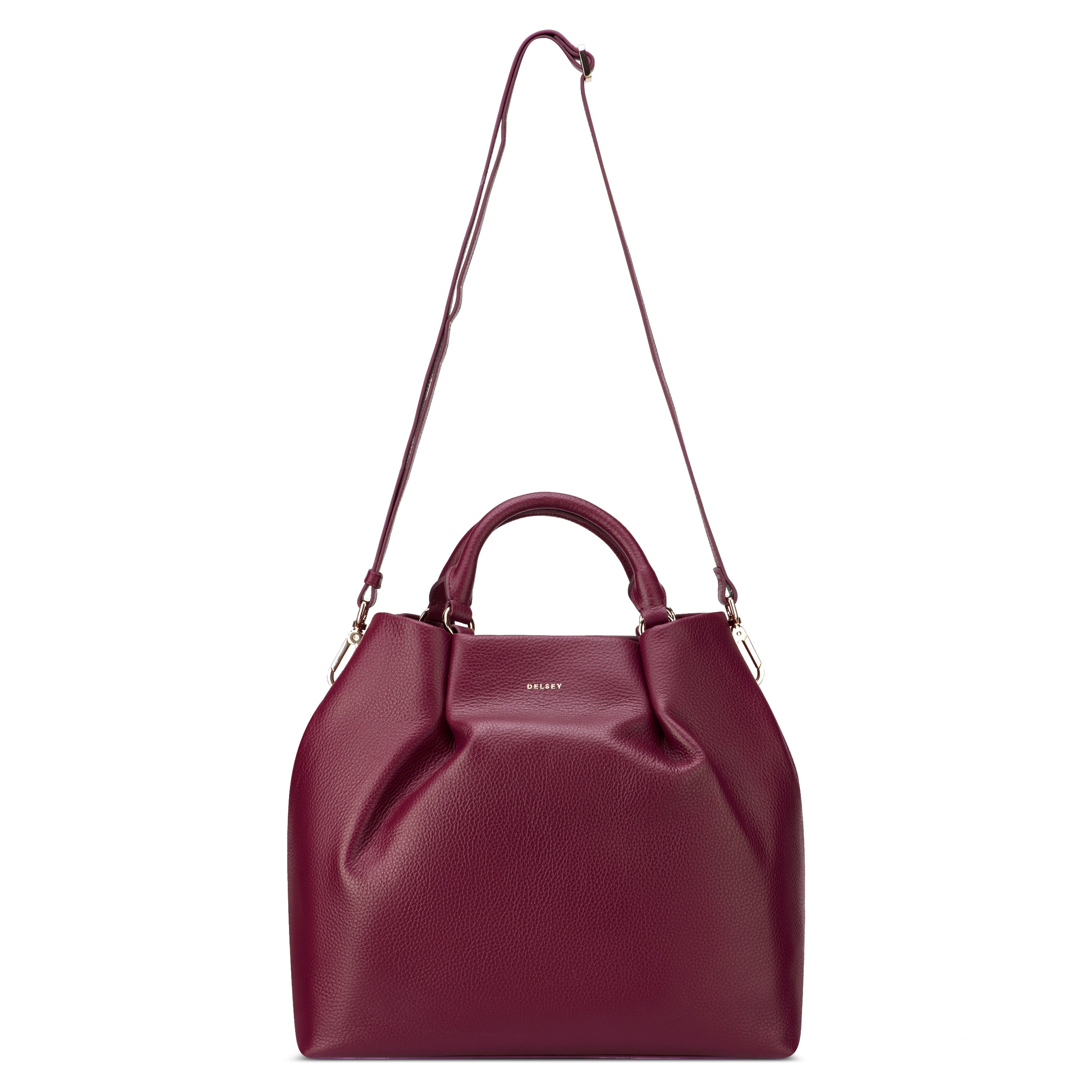 LE CUIR GRAINE| Hand Bag BURGUNDY