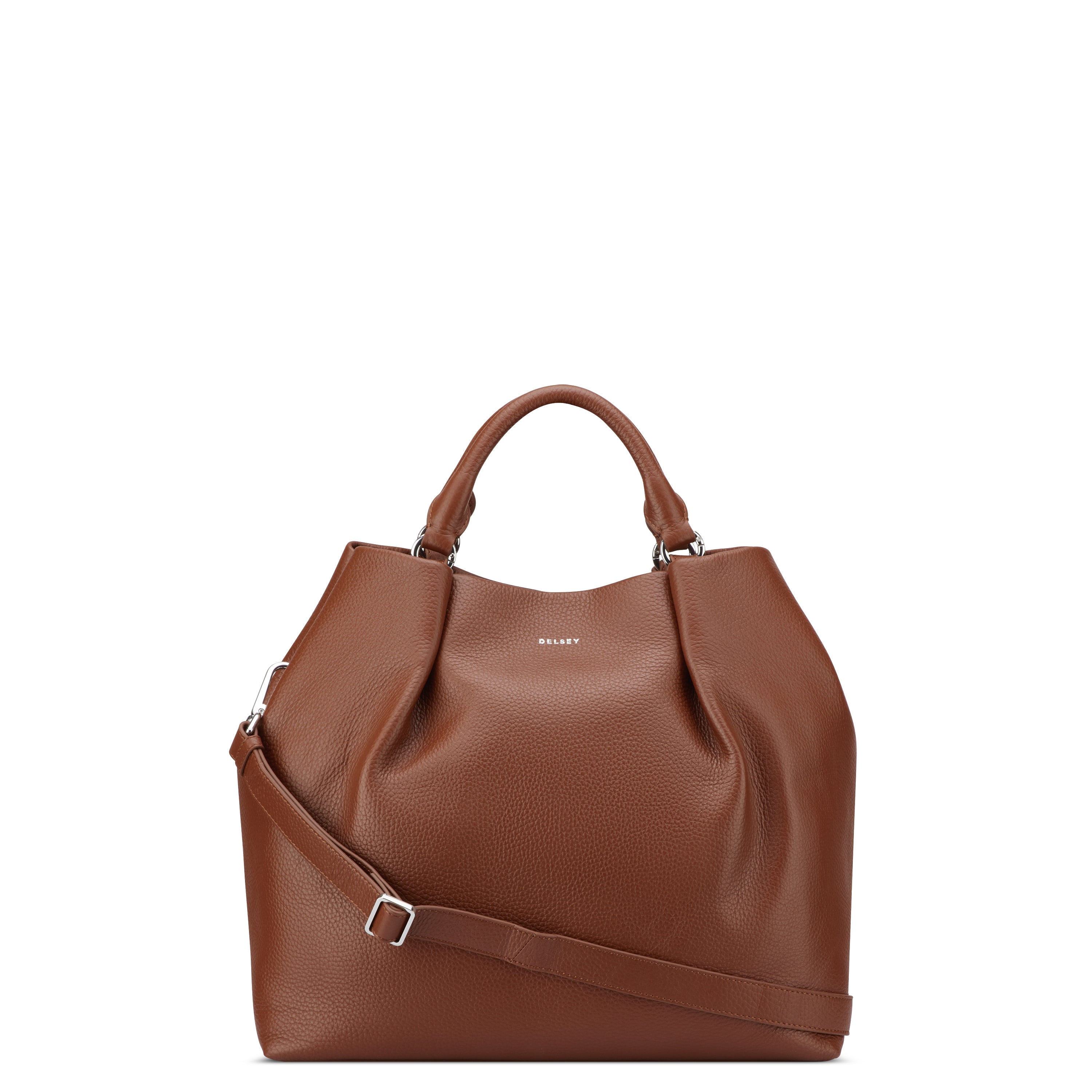LE CUIR GRAINE| Sac à Main COGNAC
