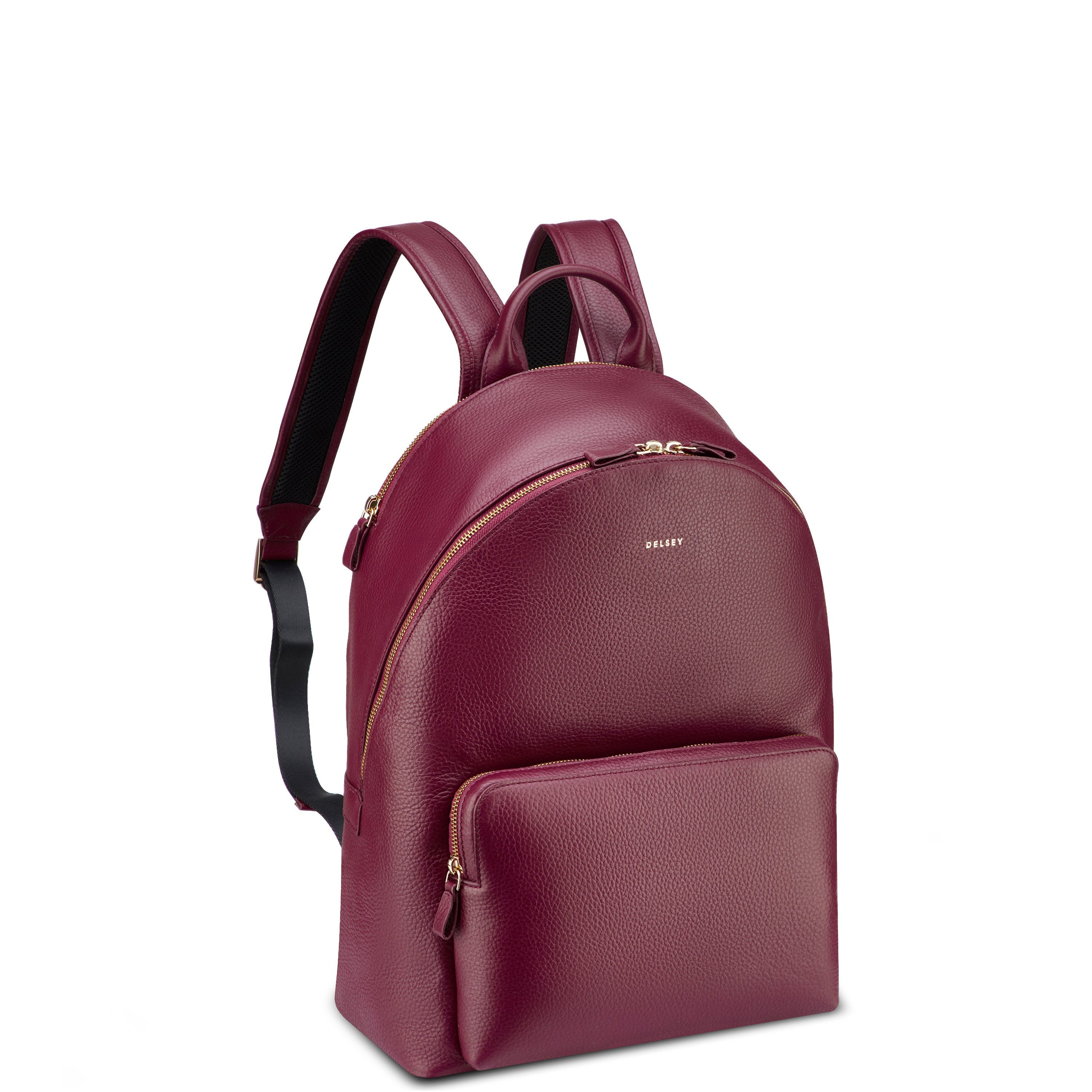 LE CUIR GRAINE| 2-Compartments Backpack 23.52L BURGUNDY