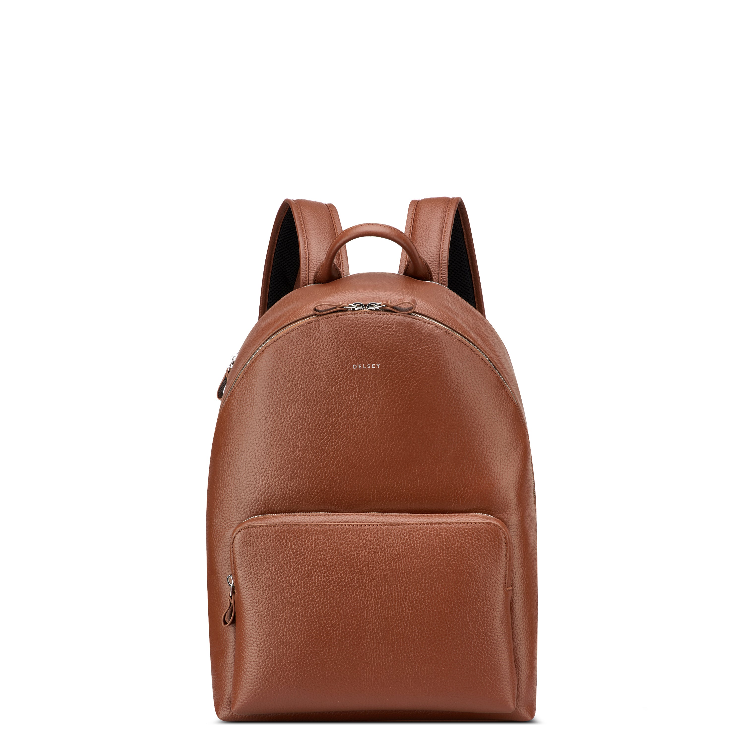 LE CUIR GRAINE| 2-Compartments Backpack 23.52L COGNAC