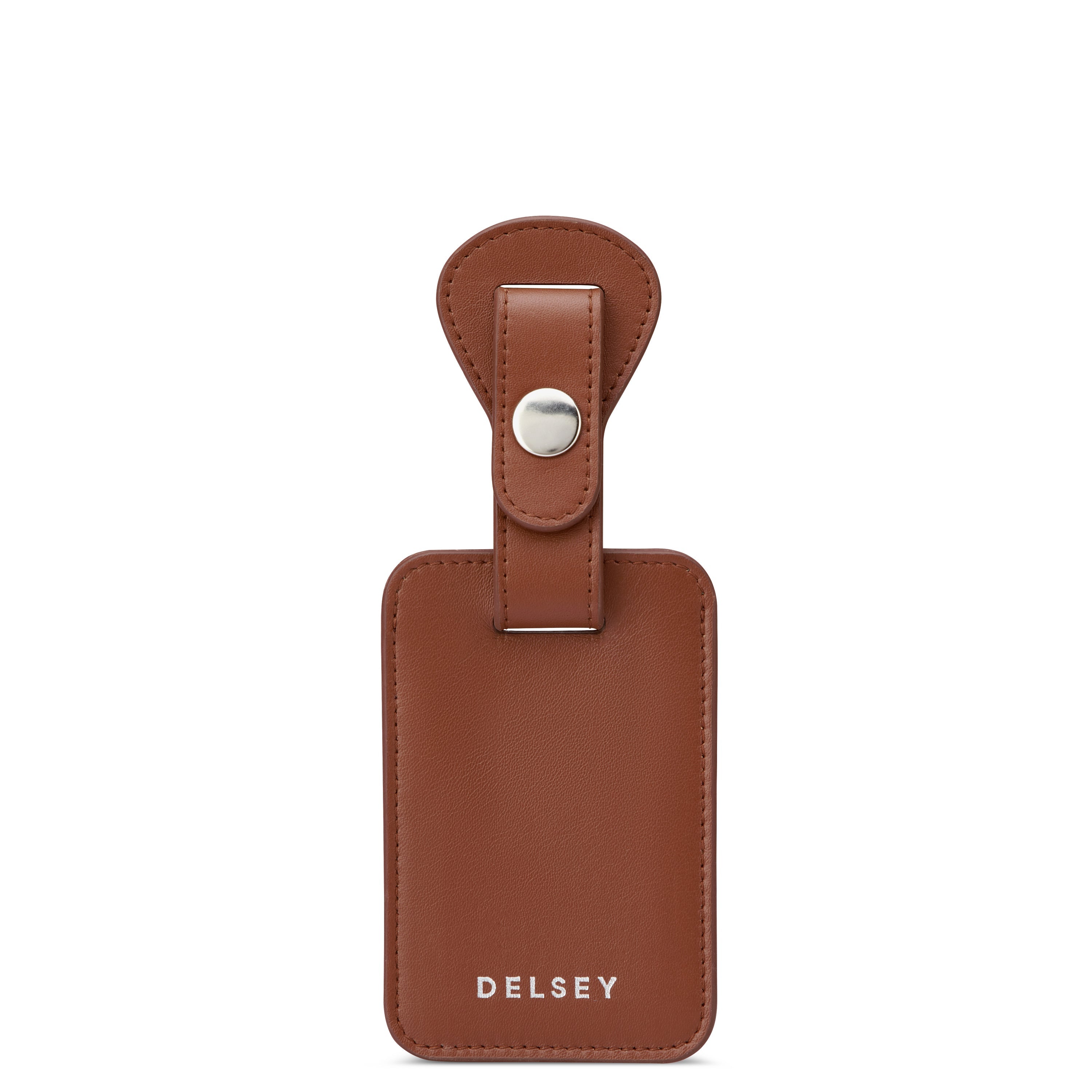 LE CUIR LISSE| Porte Étiquette COGNAC