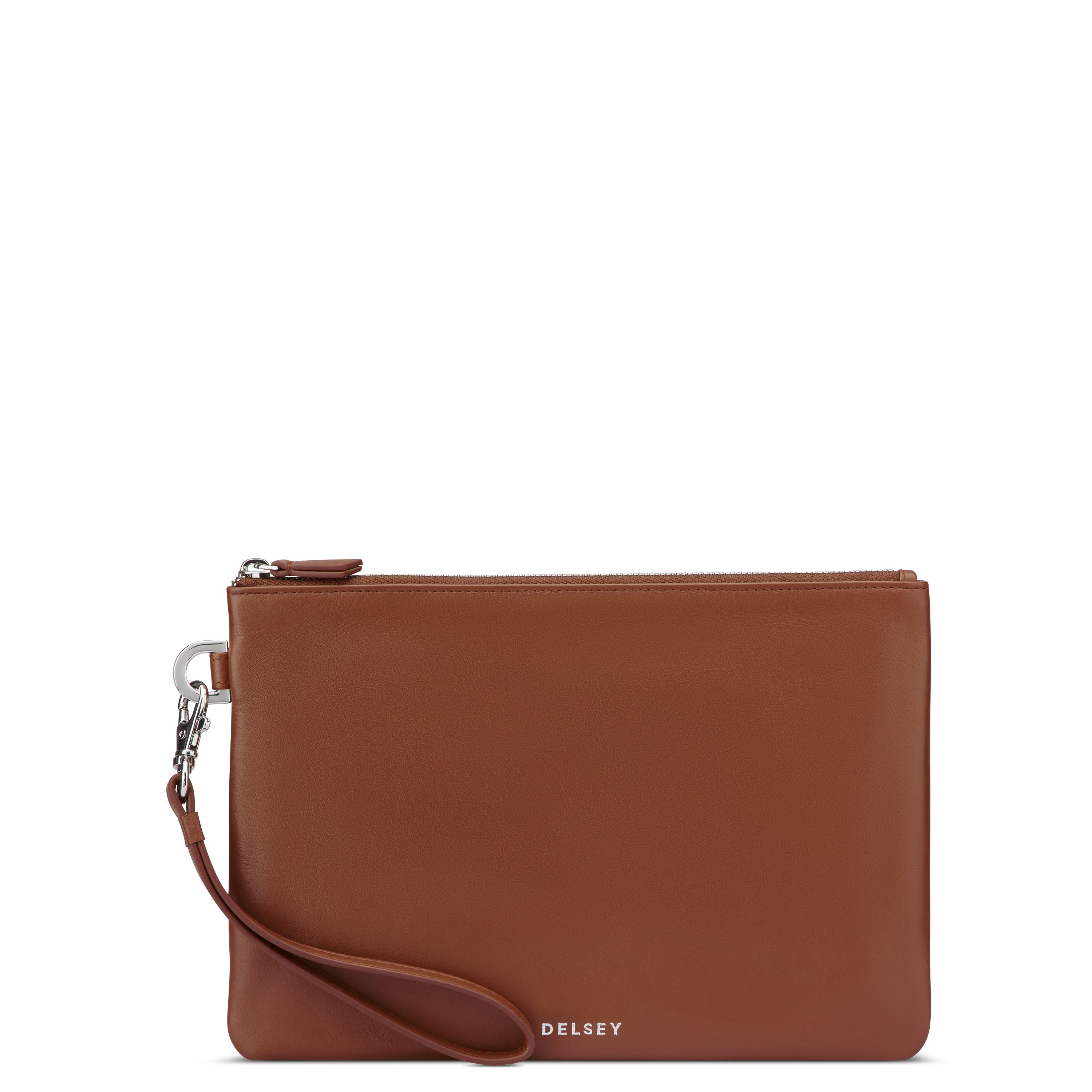 LE CUIR LISSE| Pochette COGNAC