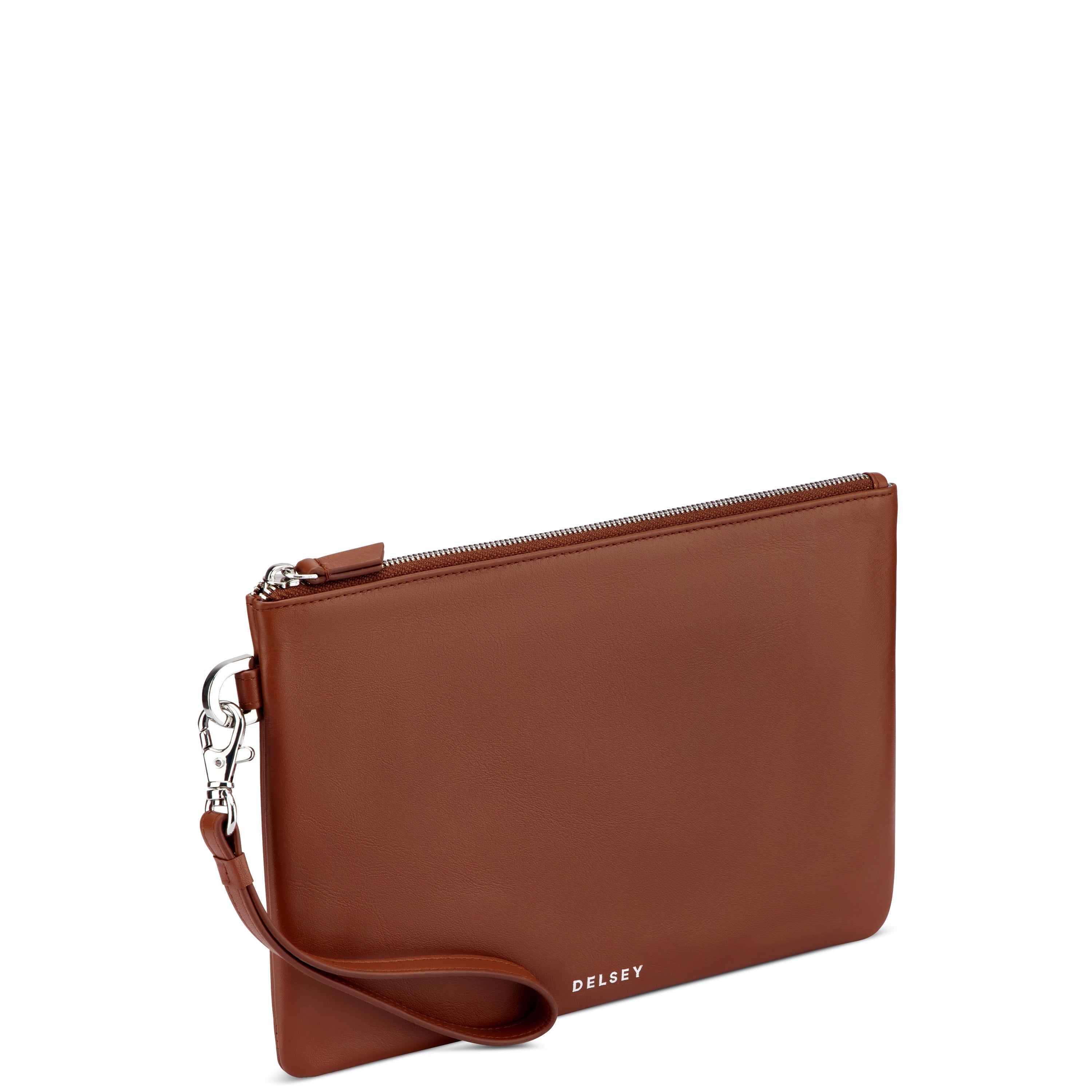 LE CUIR LISSE| Pochette COGNAC