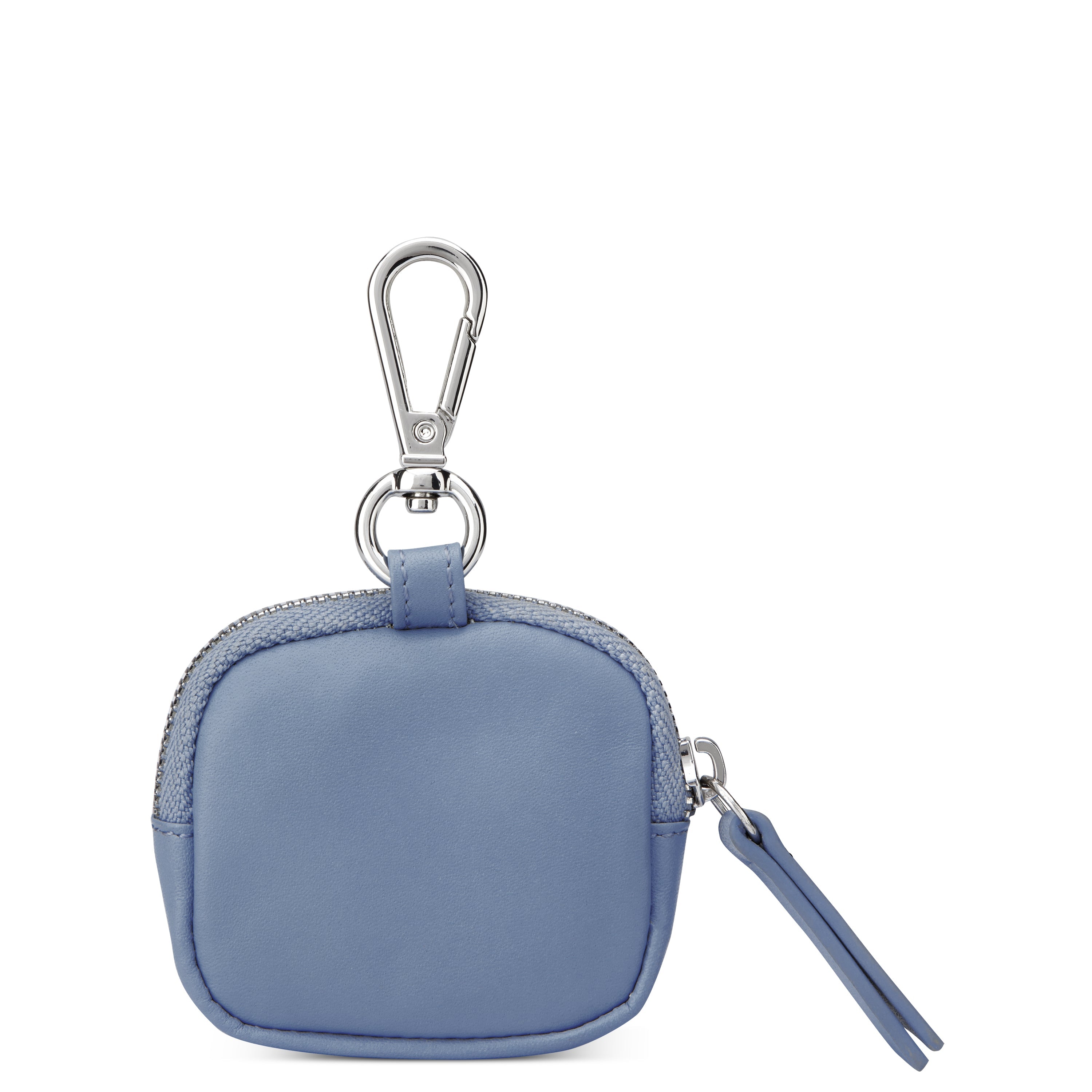 LE CUIR LISSE| Etui Écouteurs BLEU CIEL