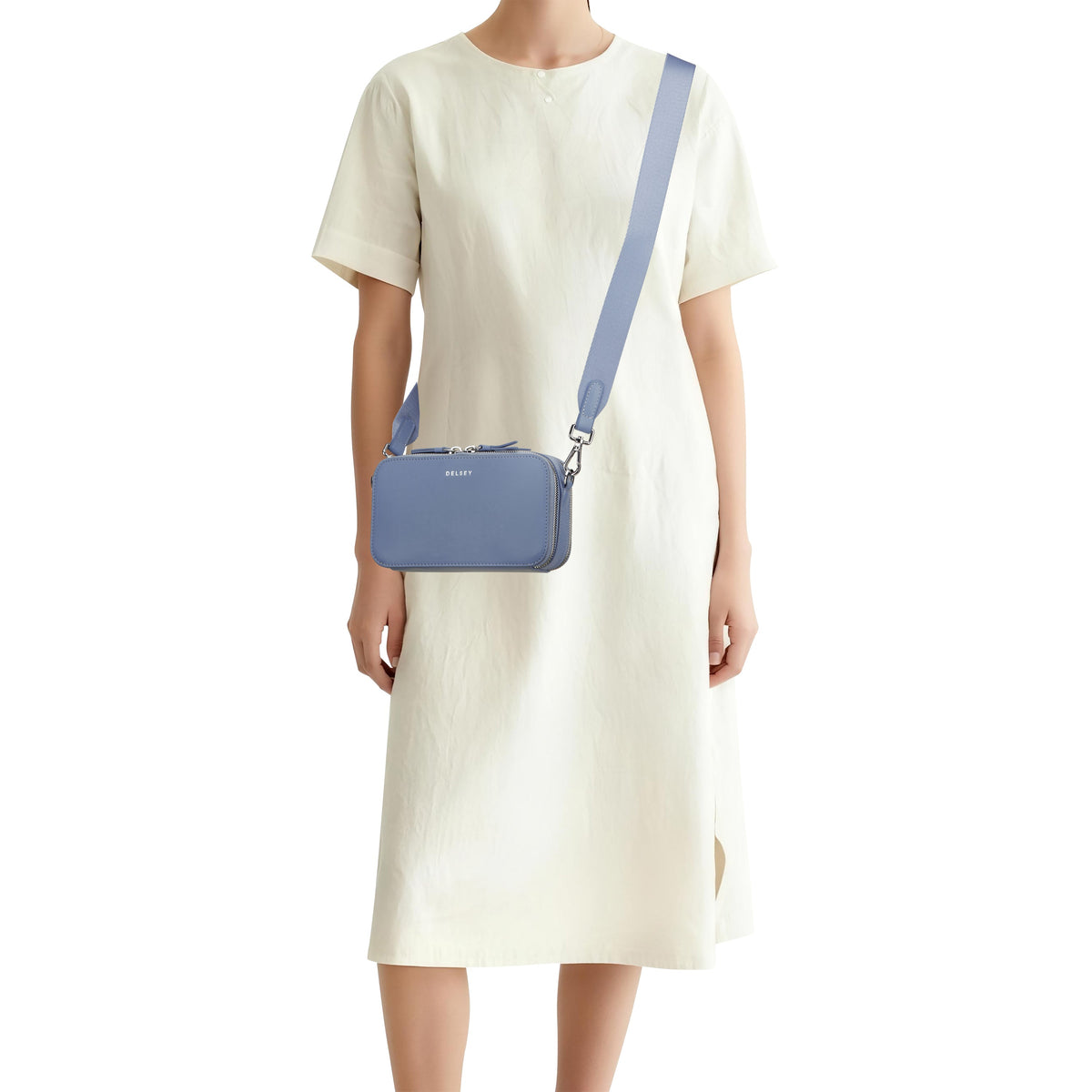 LE CUIR LISSE | Crossbody Bag sky blue