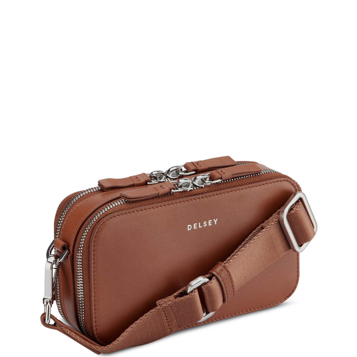 LE CUIR LISSE | Crossbody Bag cognac