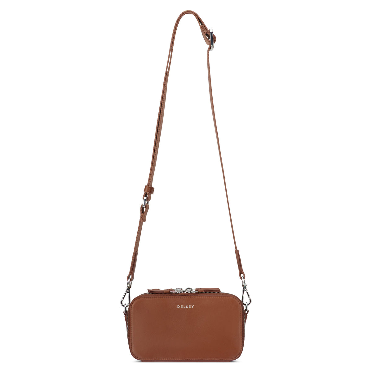LE CUIR LISSE | Crossbody Bag cognac