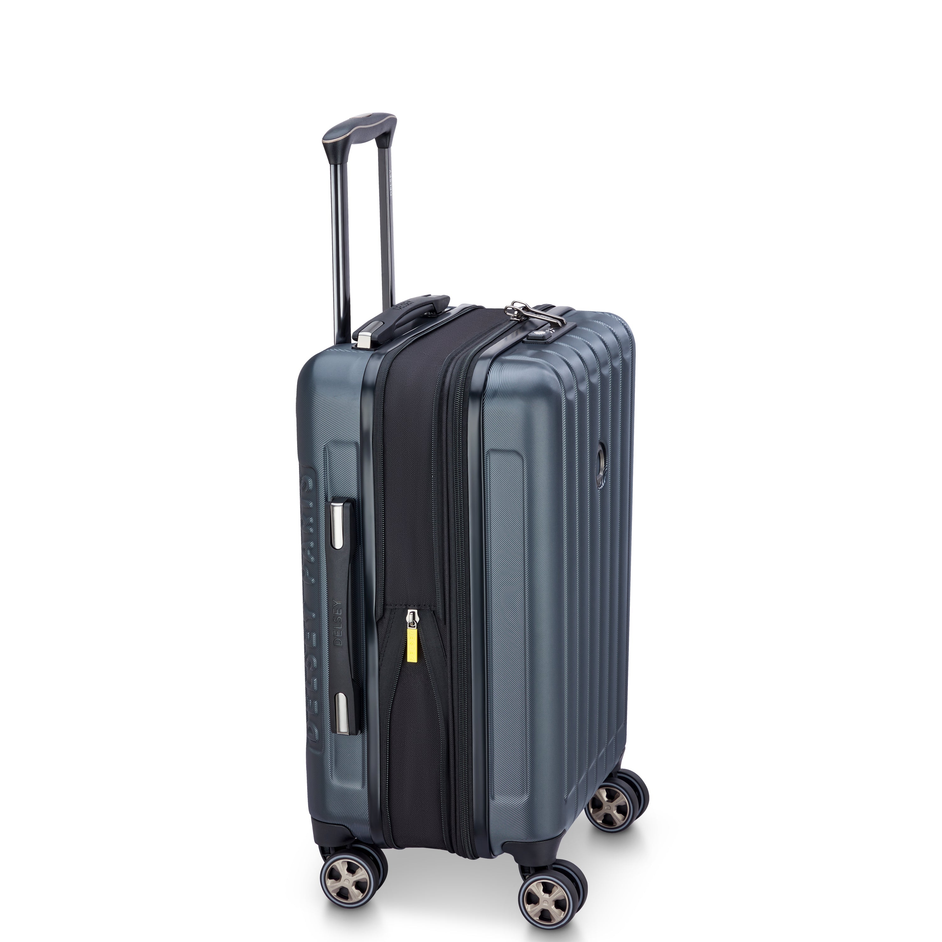 LONGITUDE| Valise Soute Extensible 55 CM ANTHRACITE