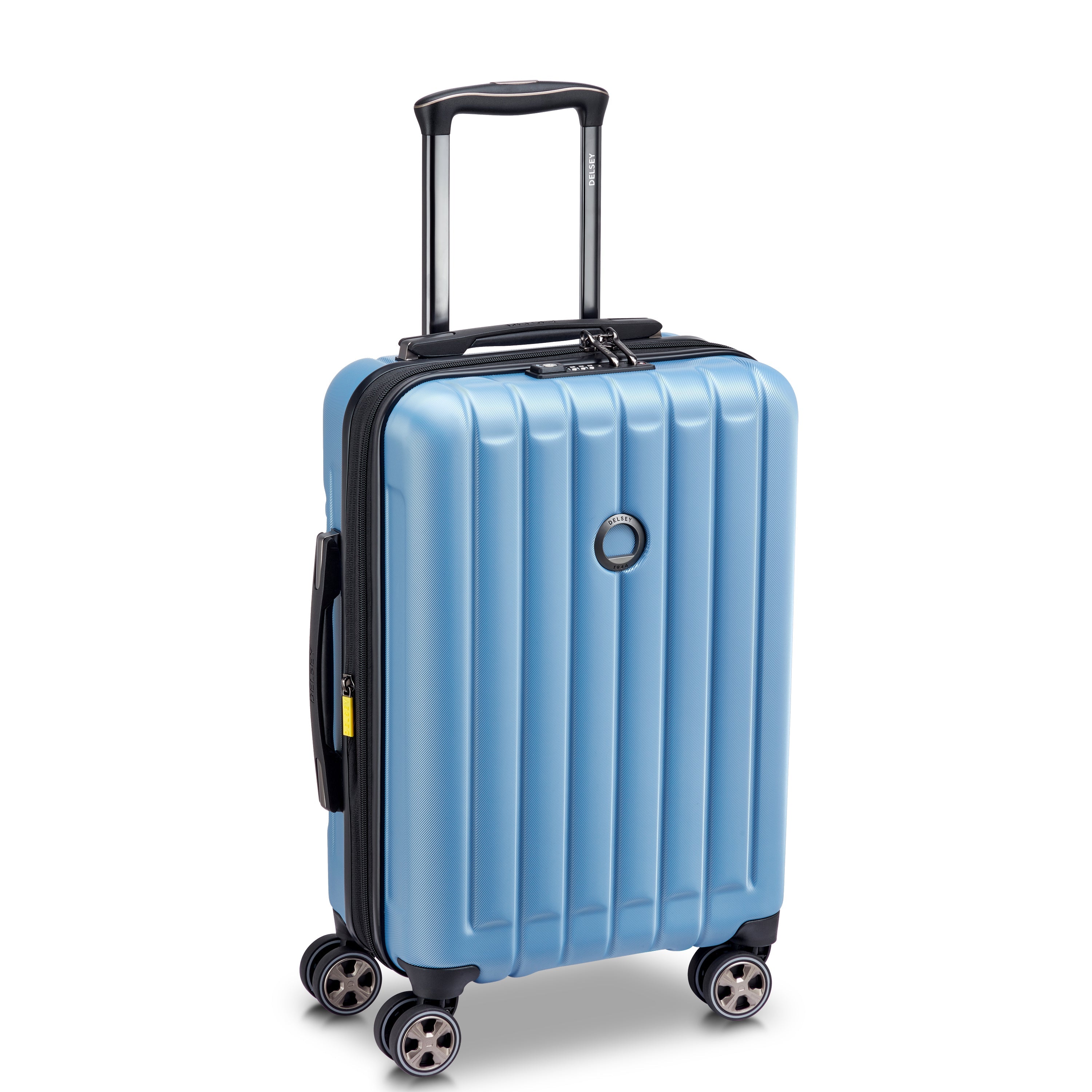 LONGITUDE| Valise Soute Extensible 55 CM BLEU