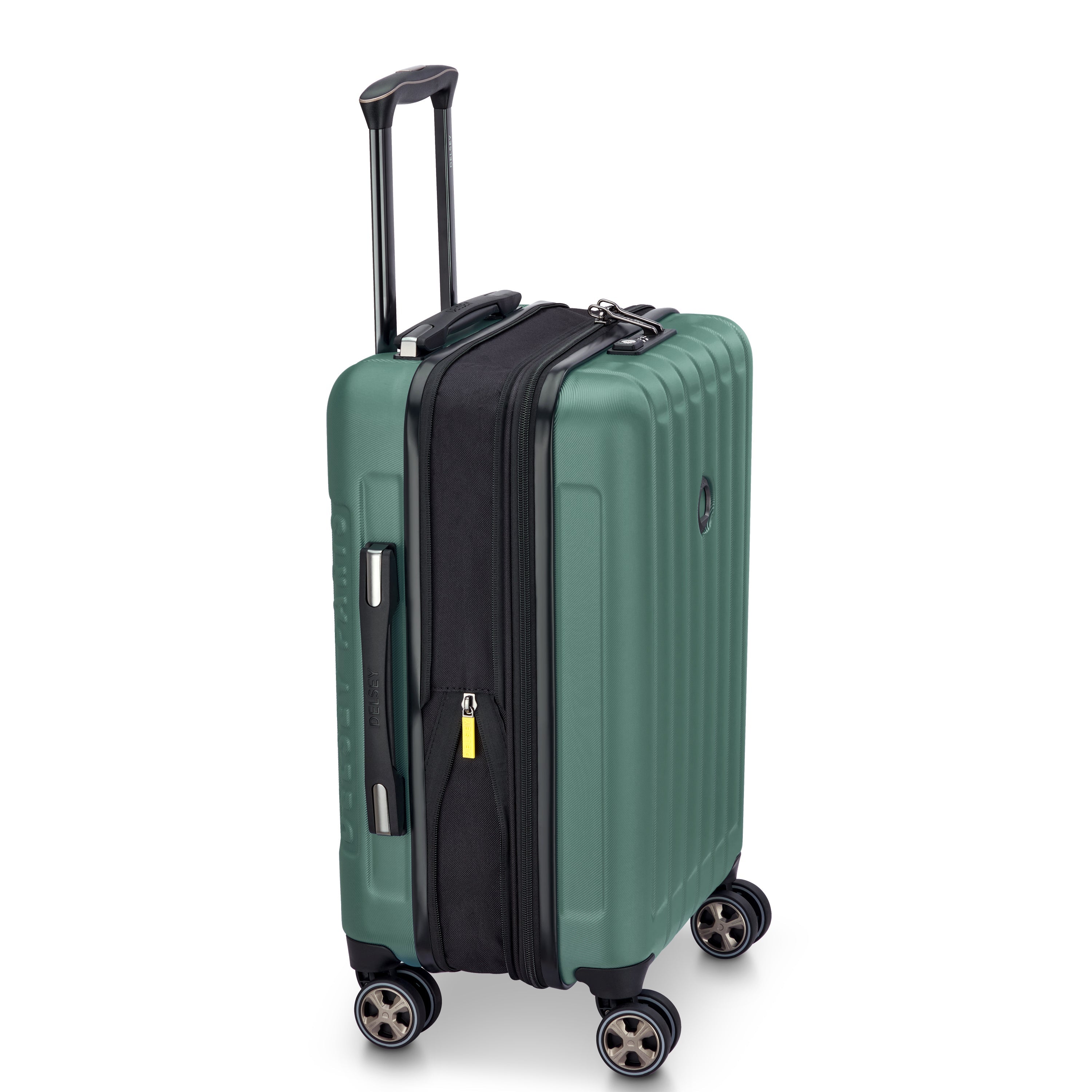 LONGITUDE| Valigia Cabina Espandibile 55 CM VERDE