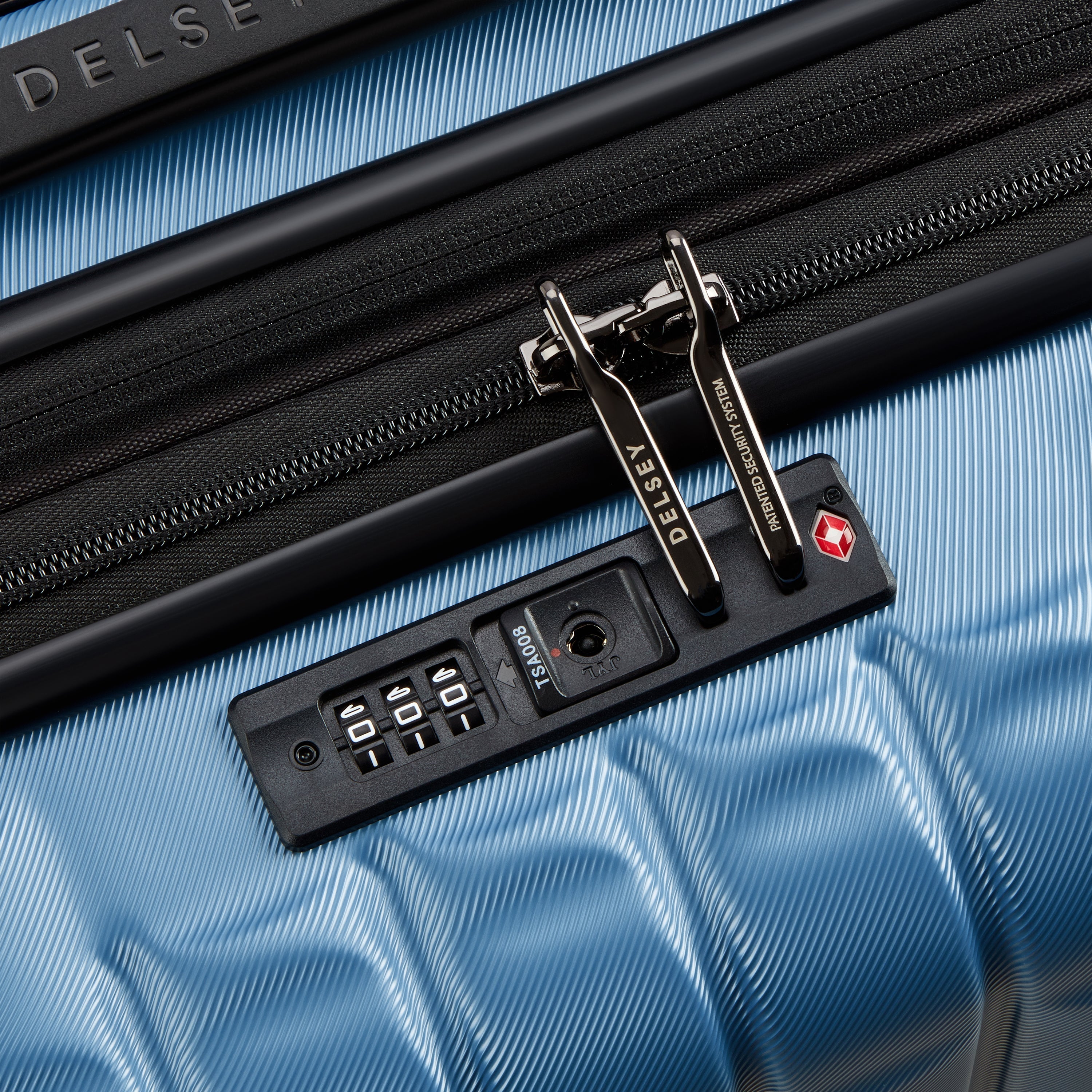 LONGITUDE| Suitcase Cabin Expandable 55 CM BLUE