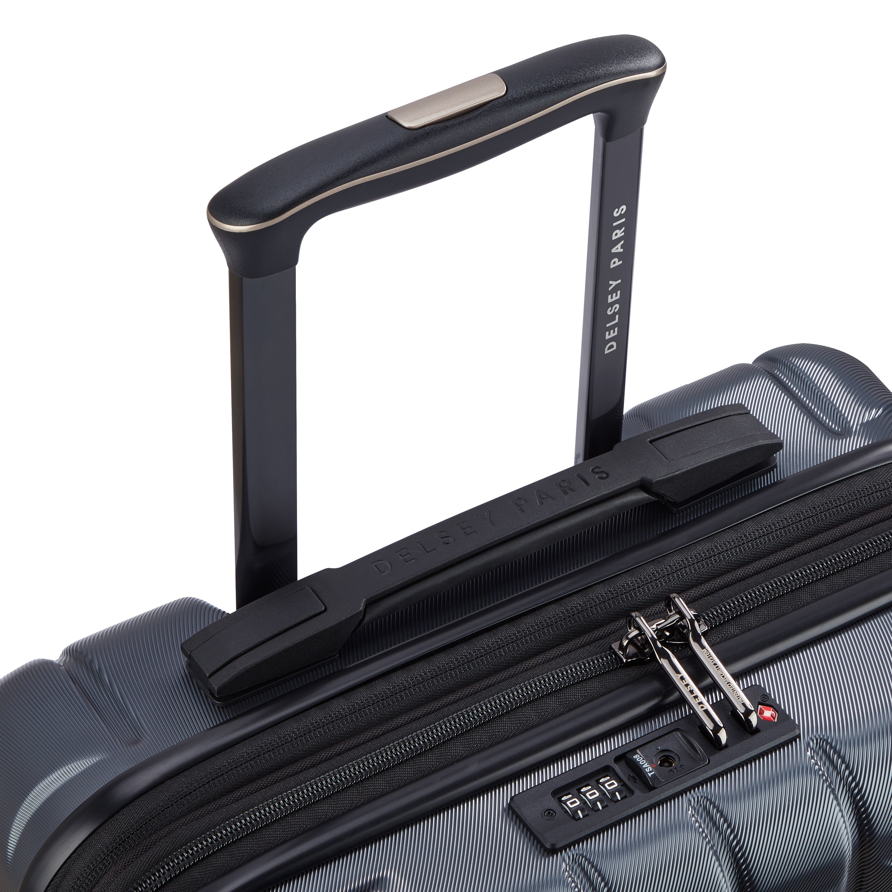LONGITUDE| Koffer Kabine Slim Erweiterbar 55 CM ANTHRAZIT