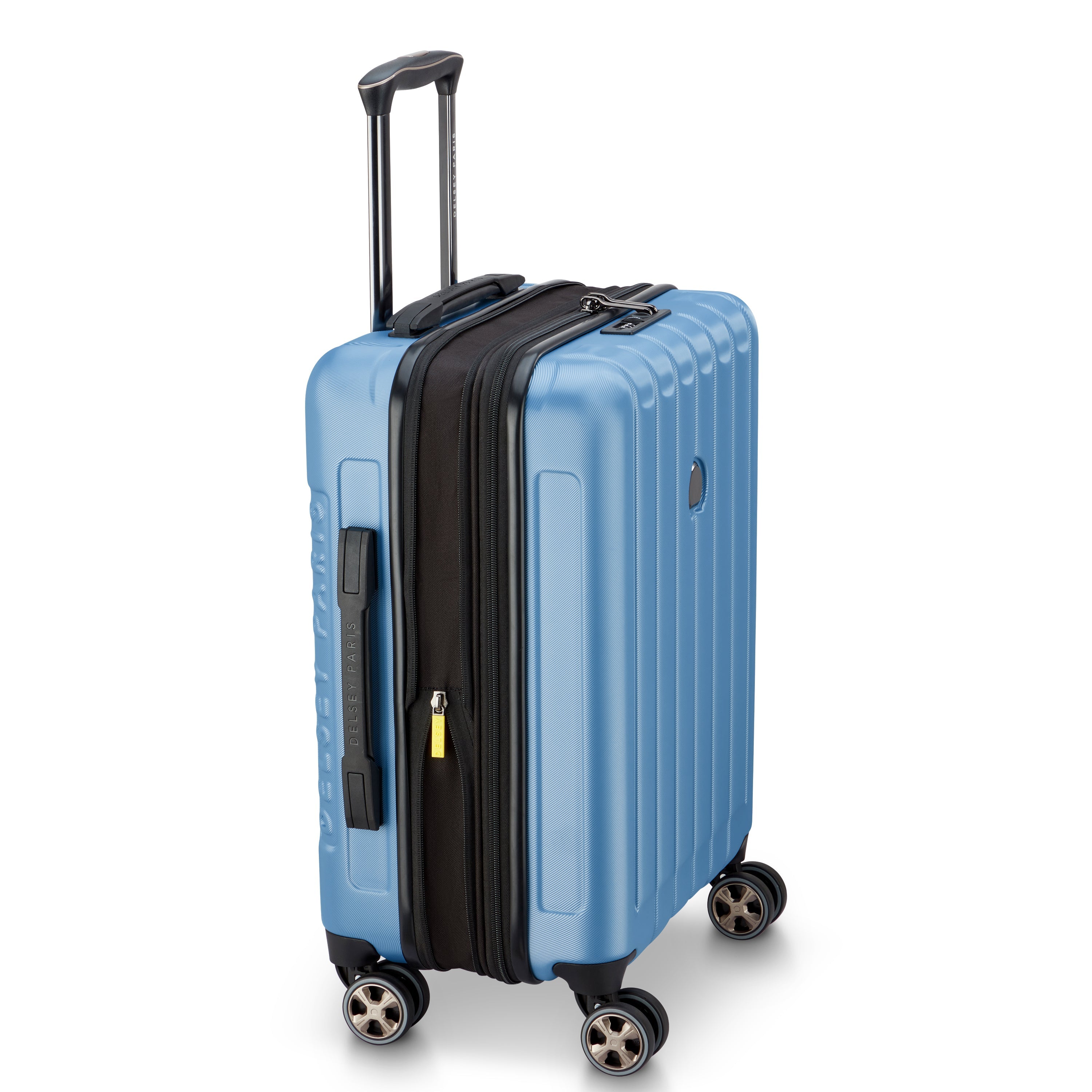 LONGITUDE| Suitcase Cabin slim Expandable 55 CM BLUE