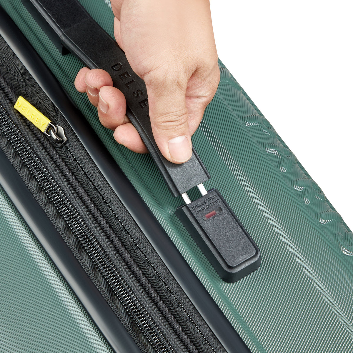 LONGITUDE | Valise Soute Medium Extensible 69 CM VERT